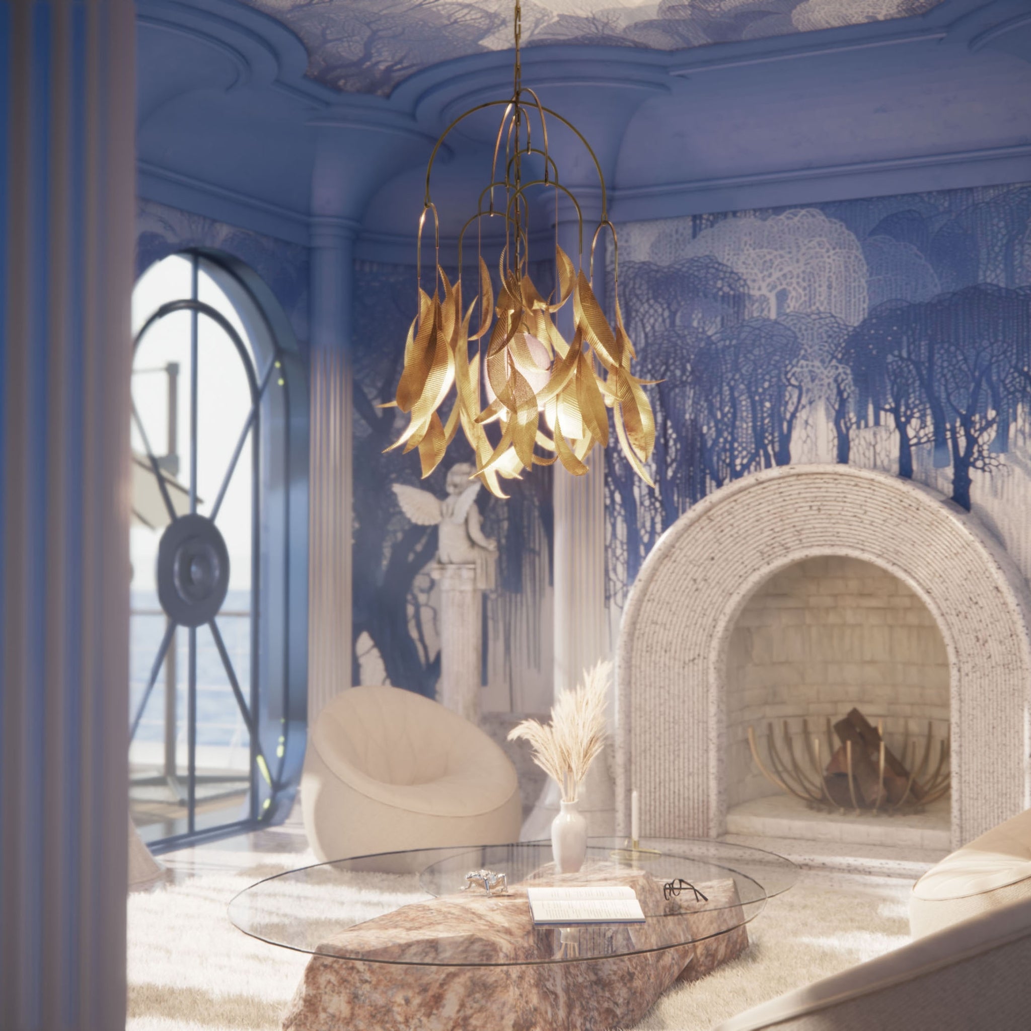 Luminaire suspendu Saule - S - 01 de Larose Guyon