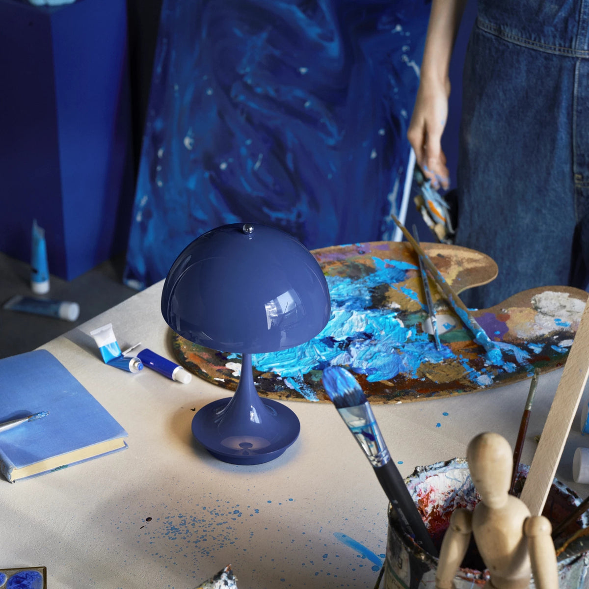 Lampe de Table Indigo Panthella 160 de Louis Poulsen