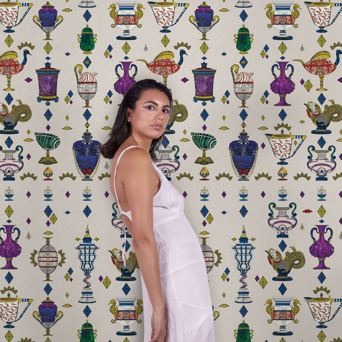 Papier peint Ludovica Ecrù