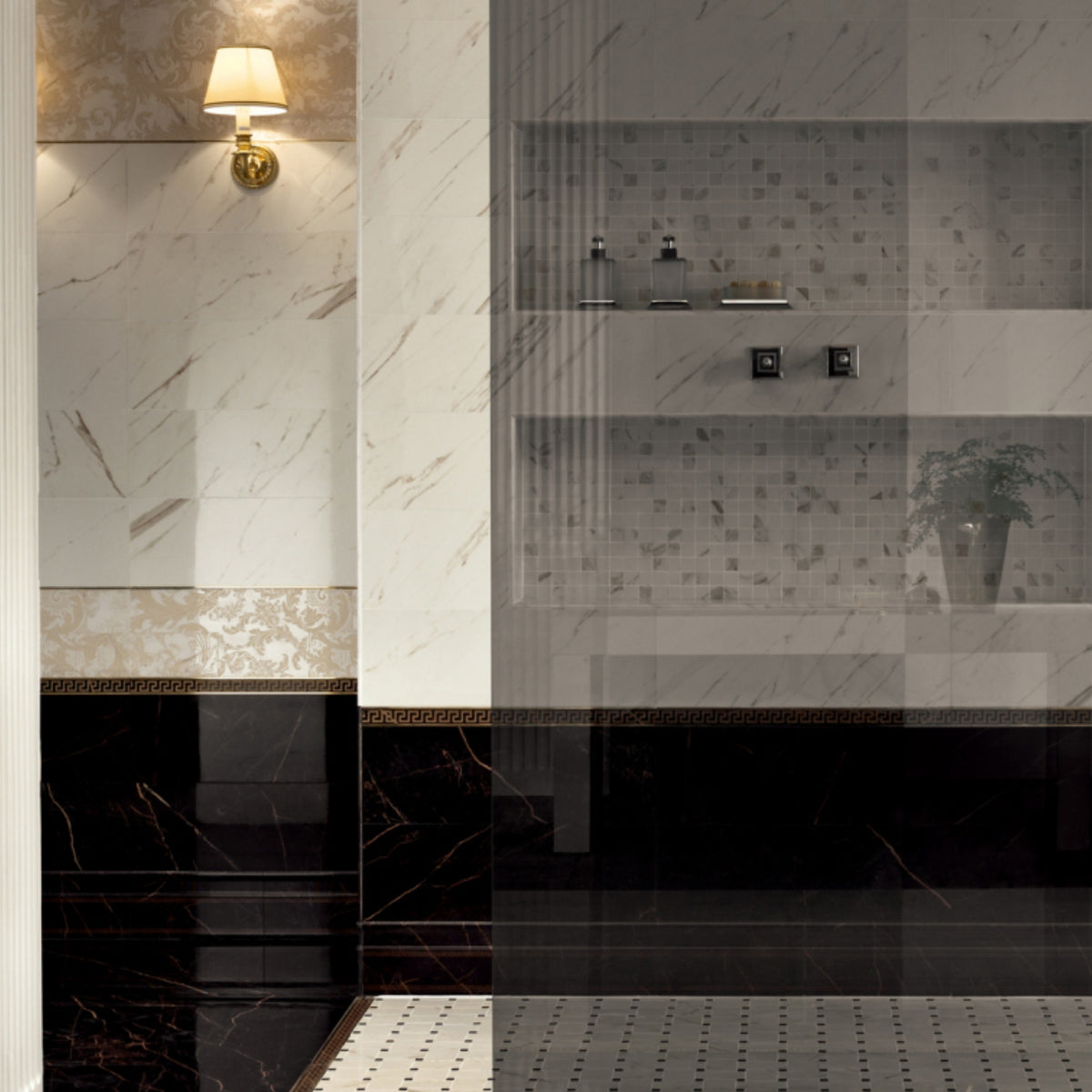 Marble Bianco de Versace Ceramics