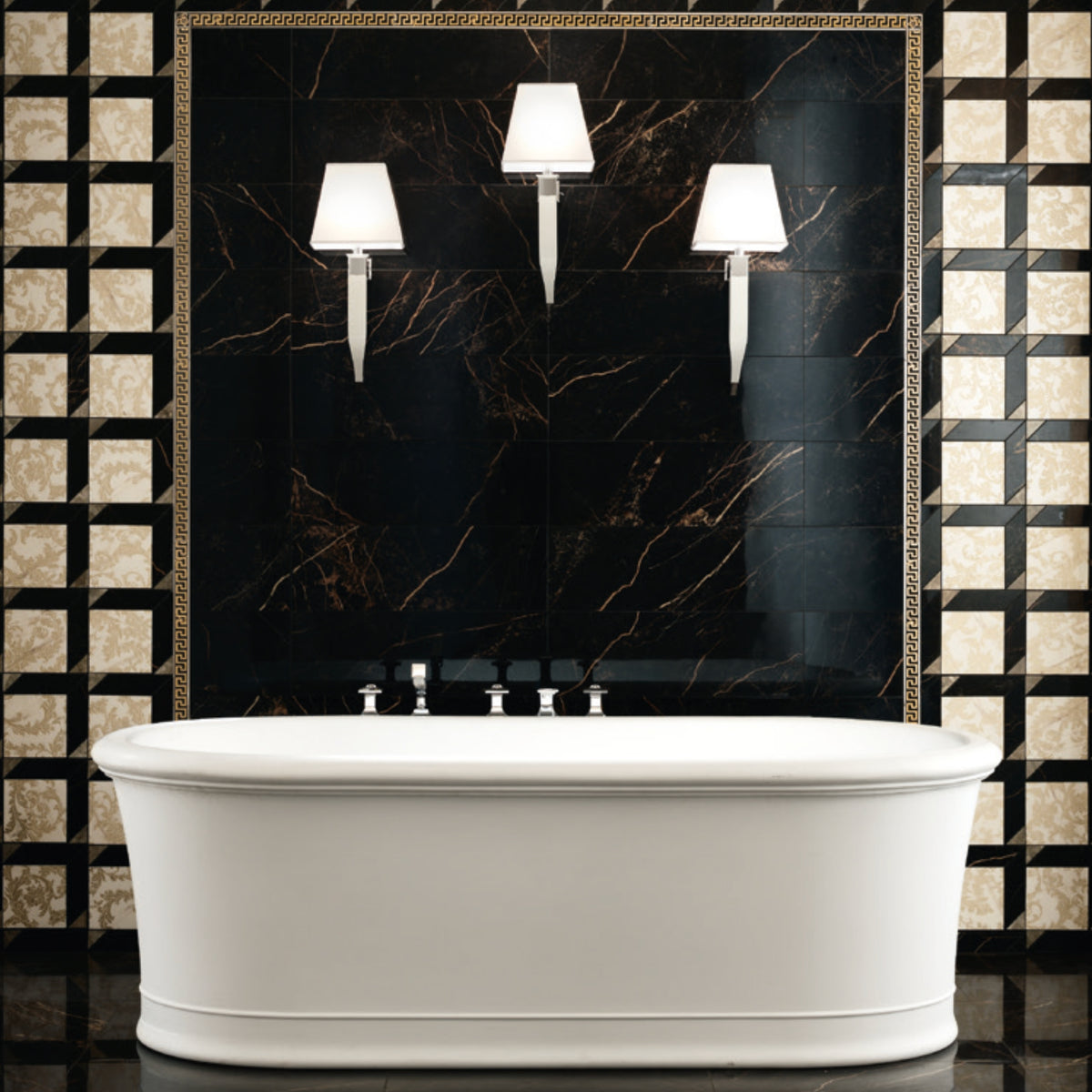 Marble Nero de Versace Ceramic