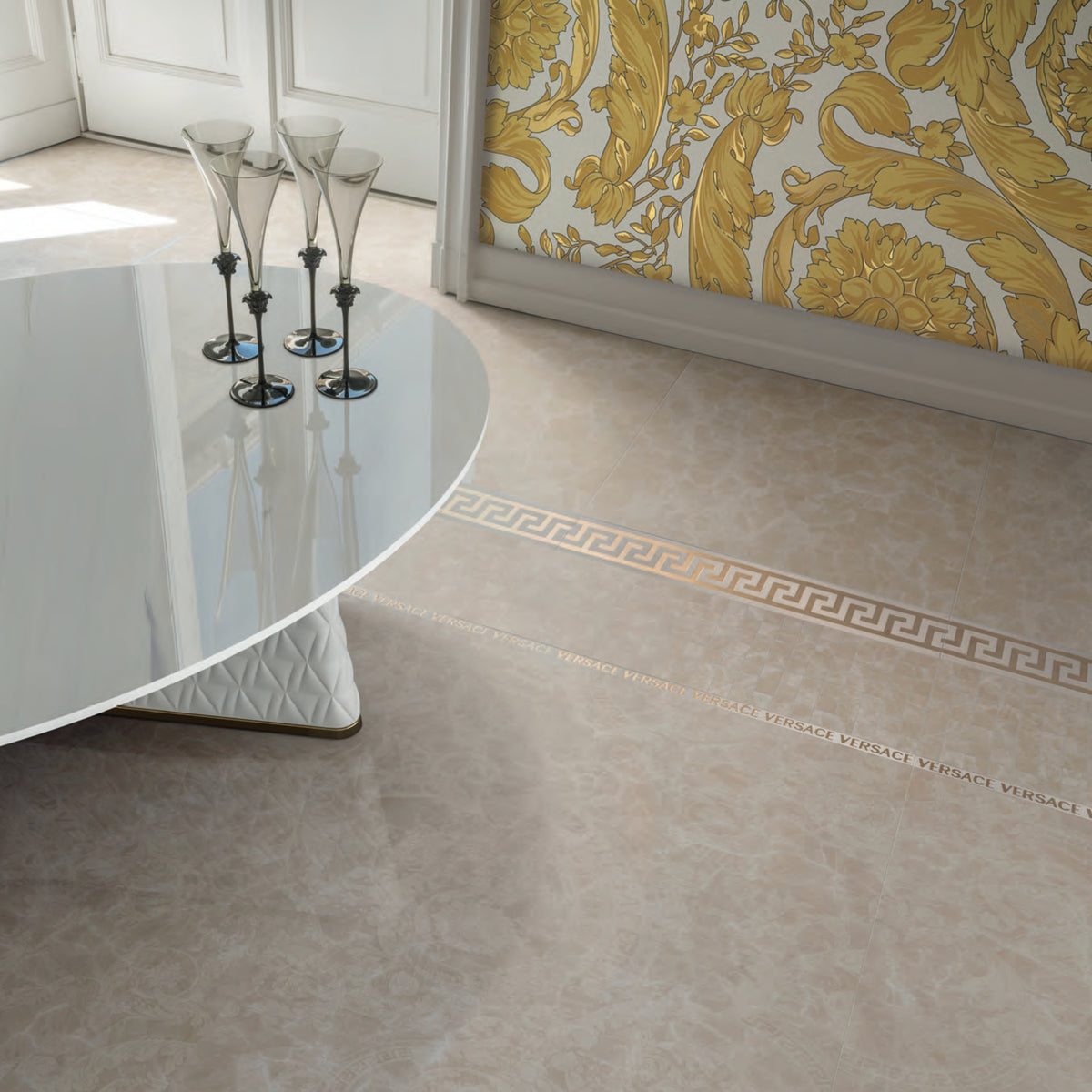 Céramique Megabarocco Miele de Versace Ceramics