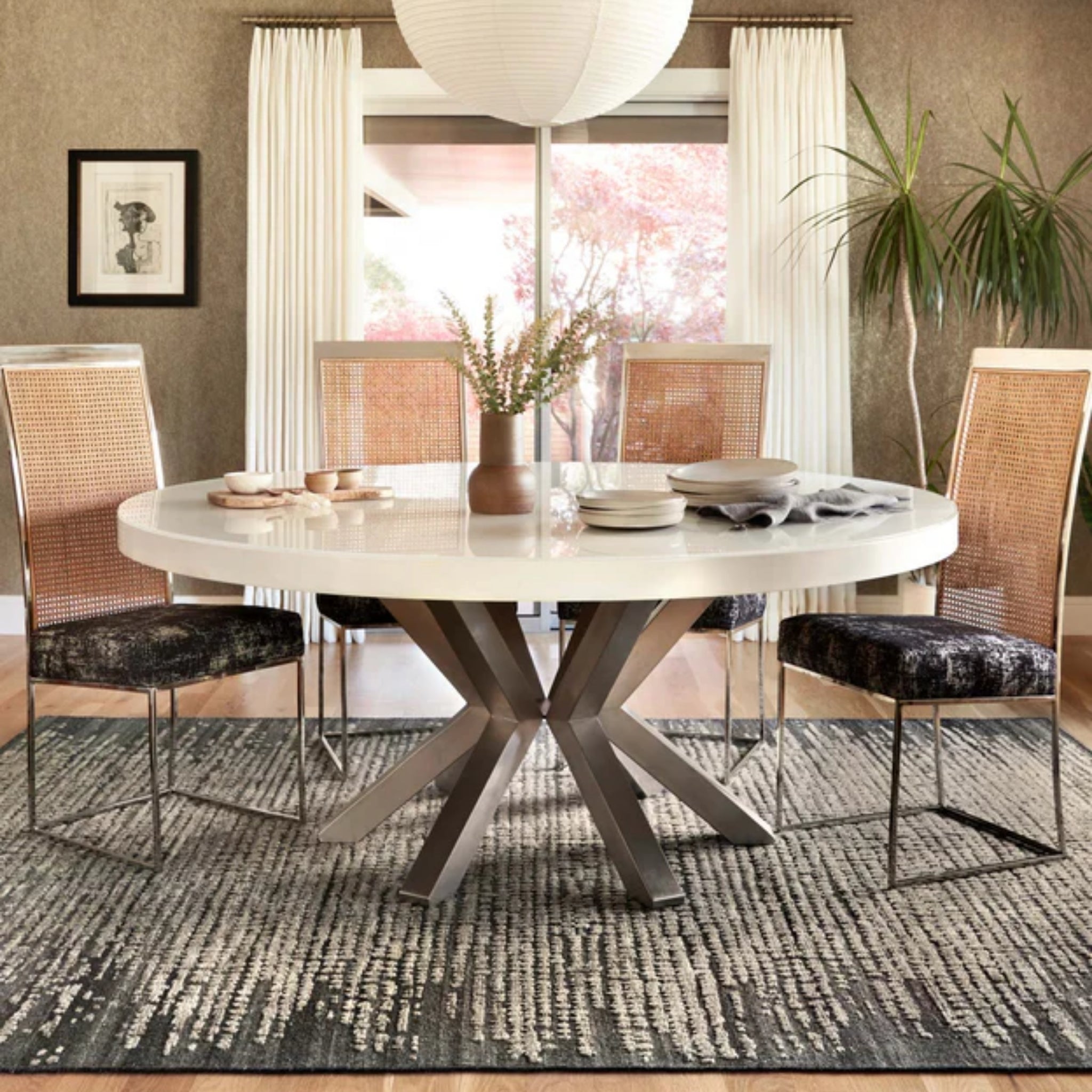 Tapis Naomi Charcoal de Loloi