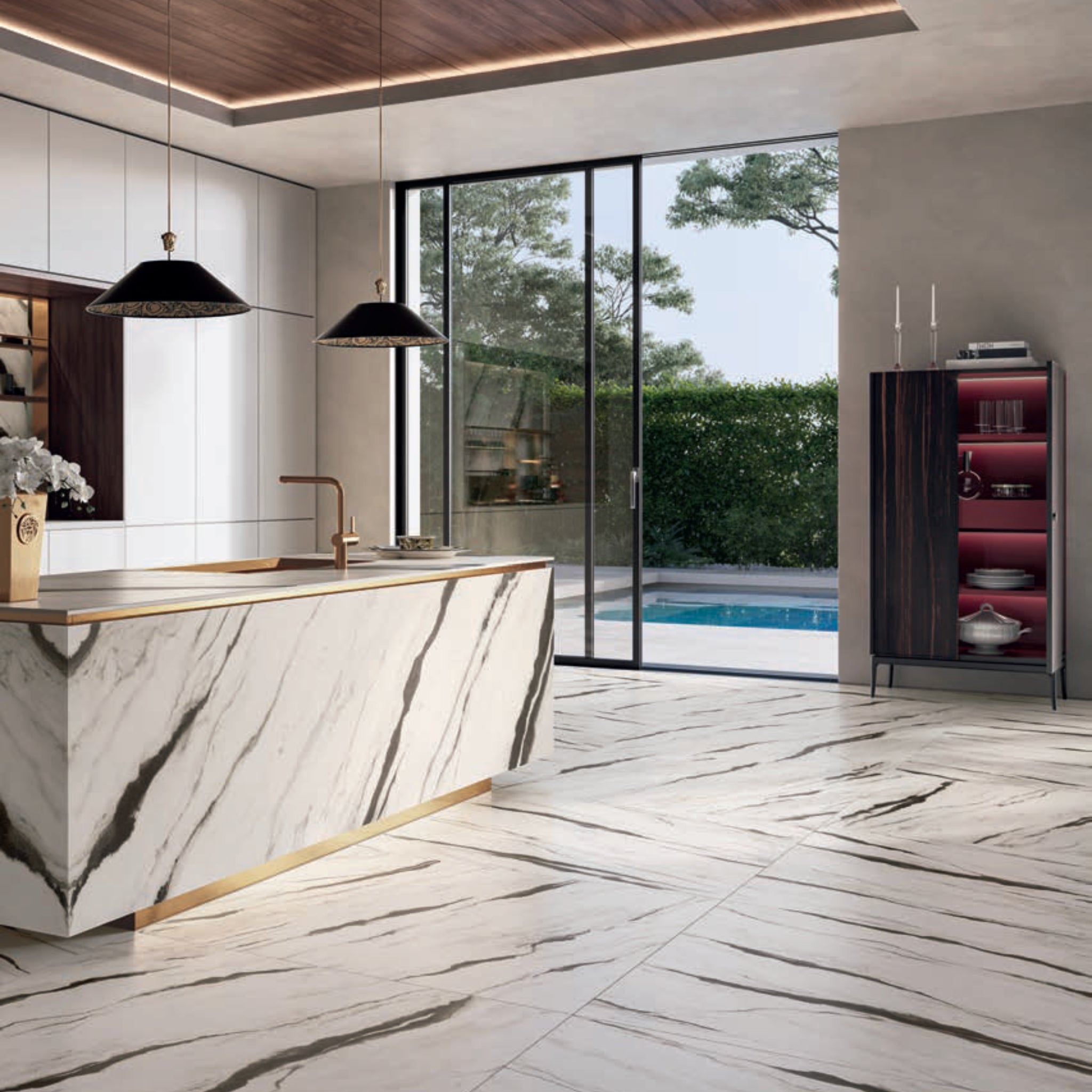Panda White Ceramic by Versace Ceramics | Maison Territo