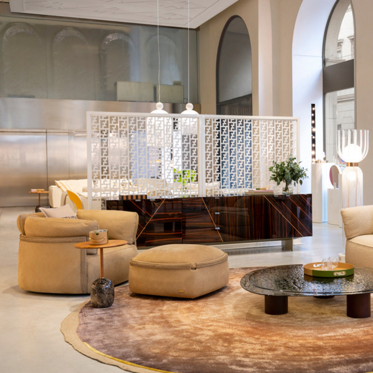 Peekasit Milan Edition Armchair by Fendi Casa