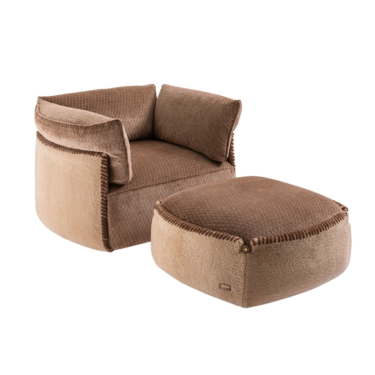 Fauteuil Peekasit Shanghai Edition de Fendi Casa