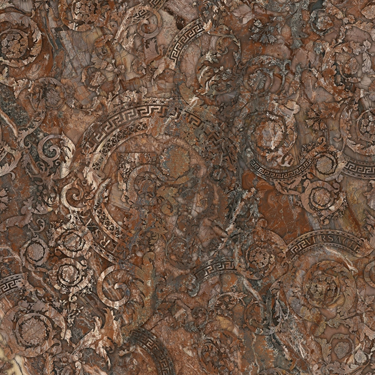 Céramique Rosa Venezia Megabarocco Effet marbre de Versace Ceramics