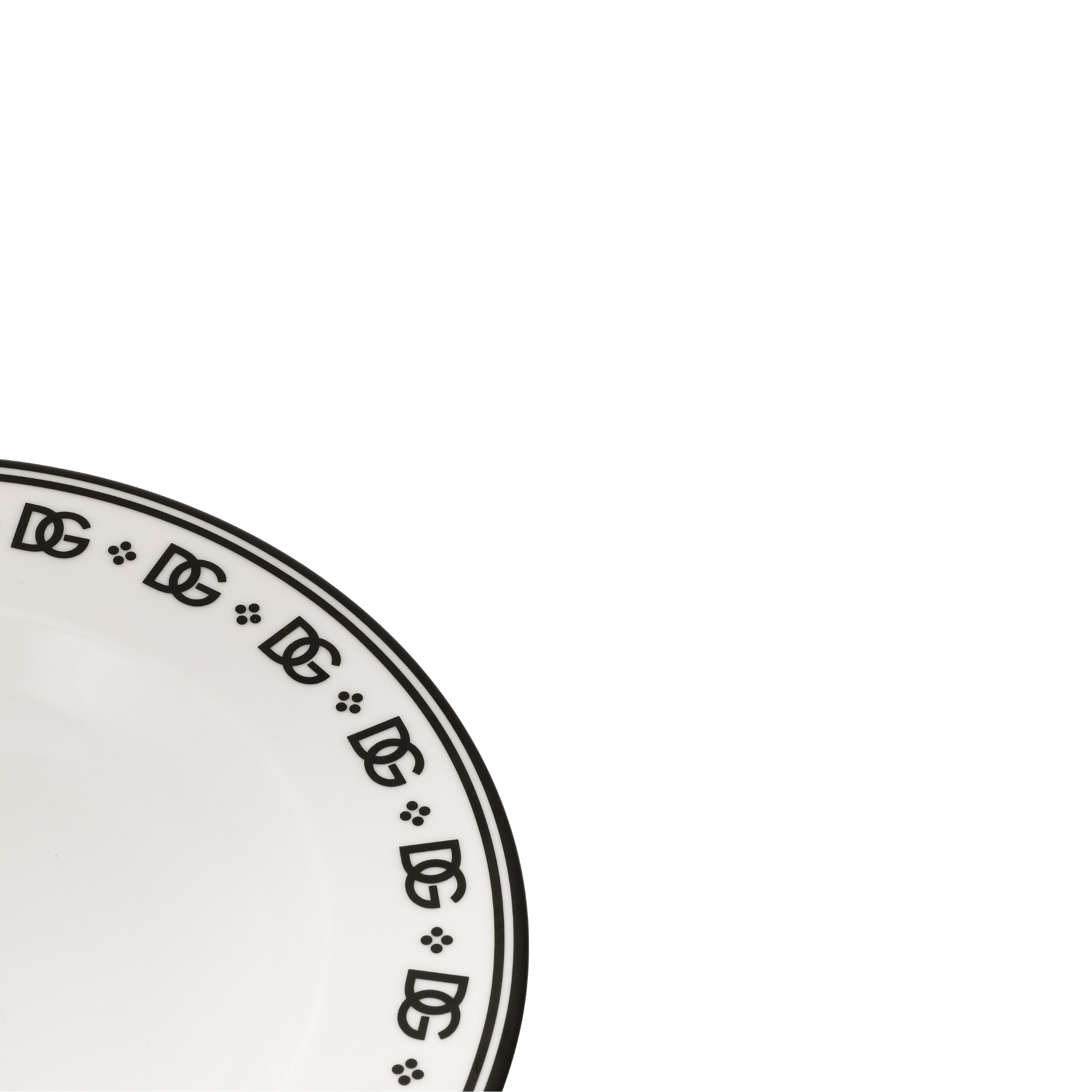 Set de 2 assiettes à soupe en porcelaine de Dolce & Gabbana Casa