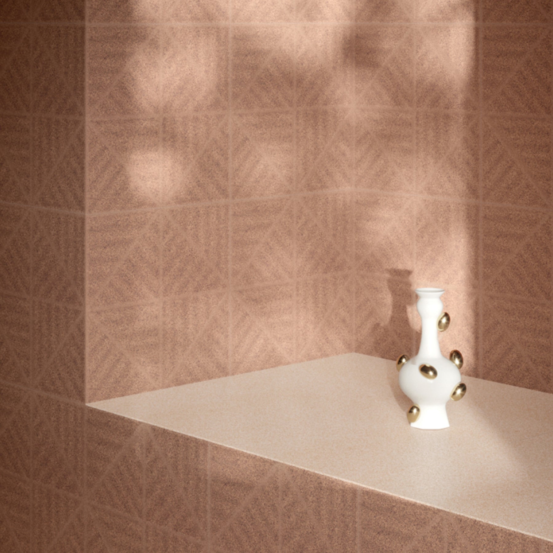 Céramique Sandy Reiki Rhea Terracotta A de Moooi Ceramic Surfaces