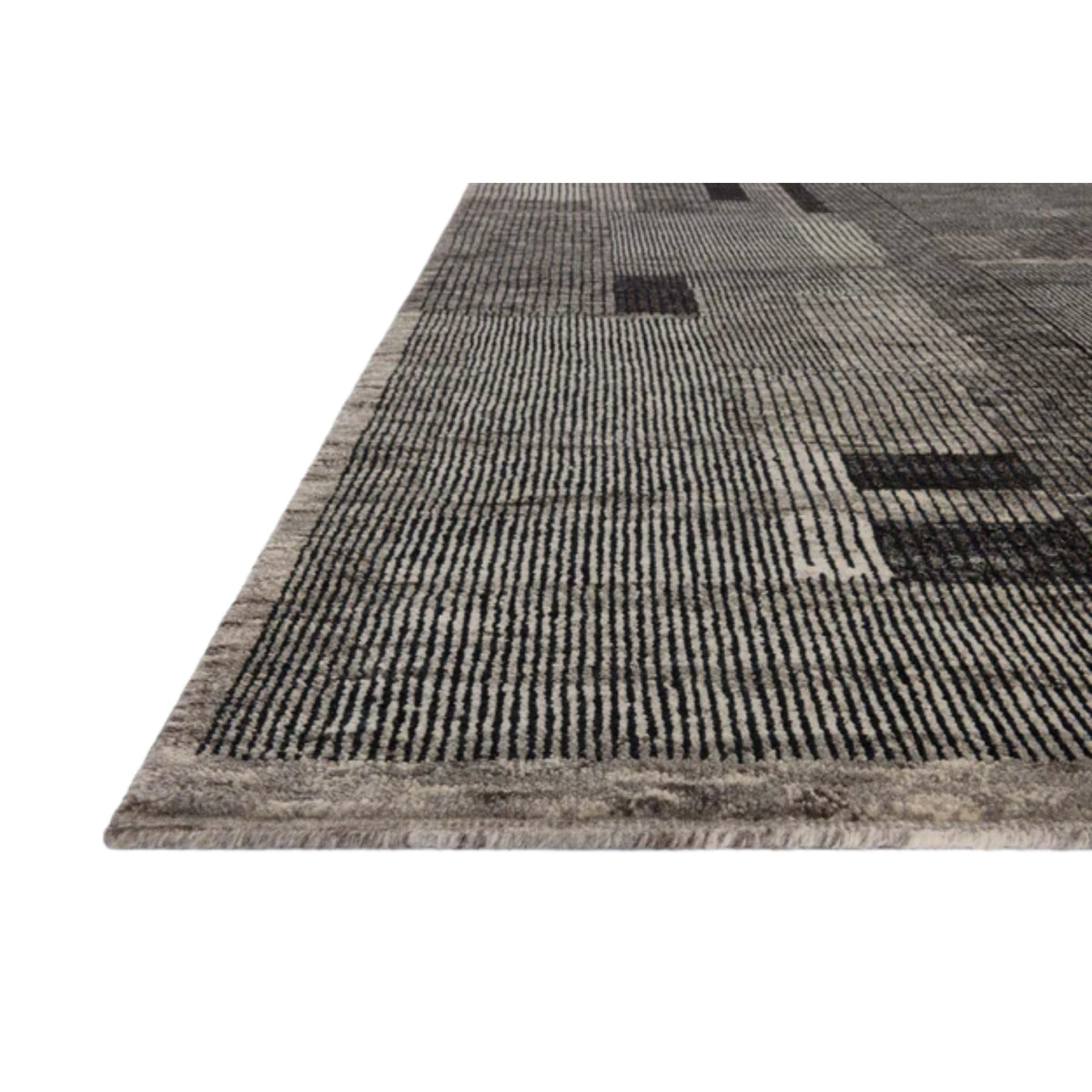 Tapis Scout Charcoal de Loloi