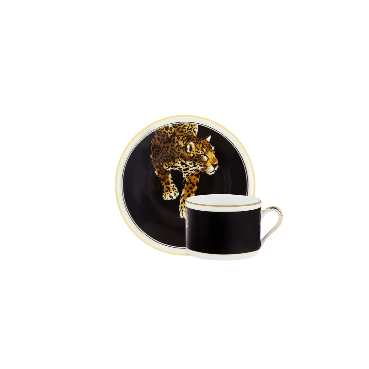 Service à thé Leopardo en porcelaine de Dolce & Gabbana Casa