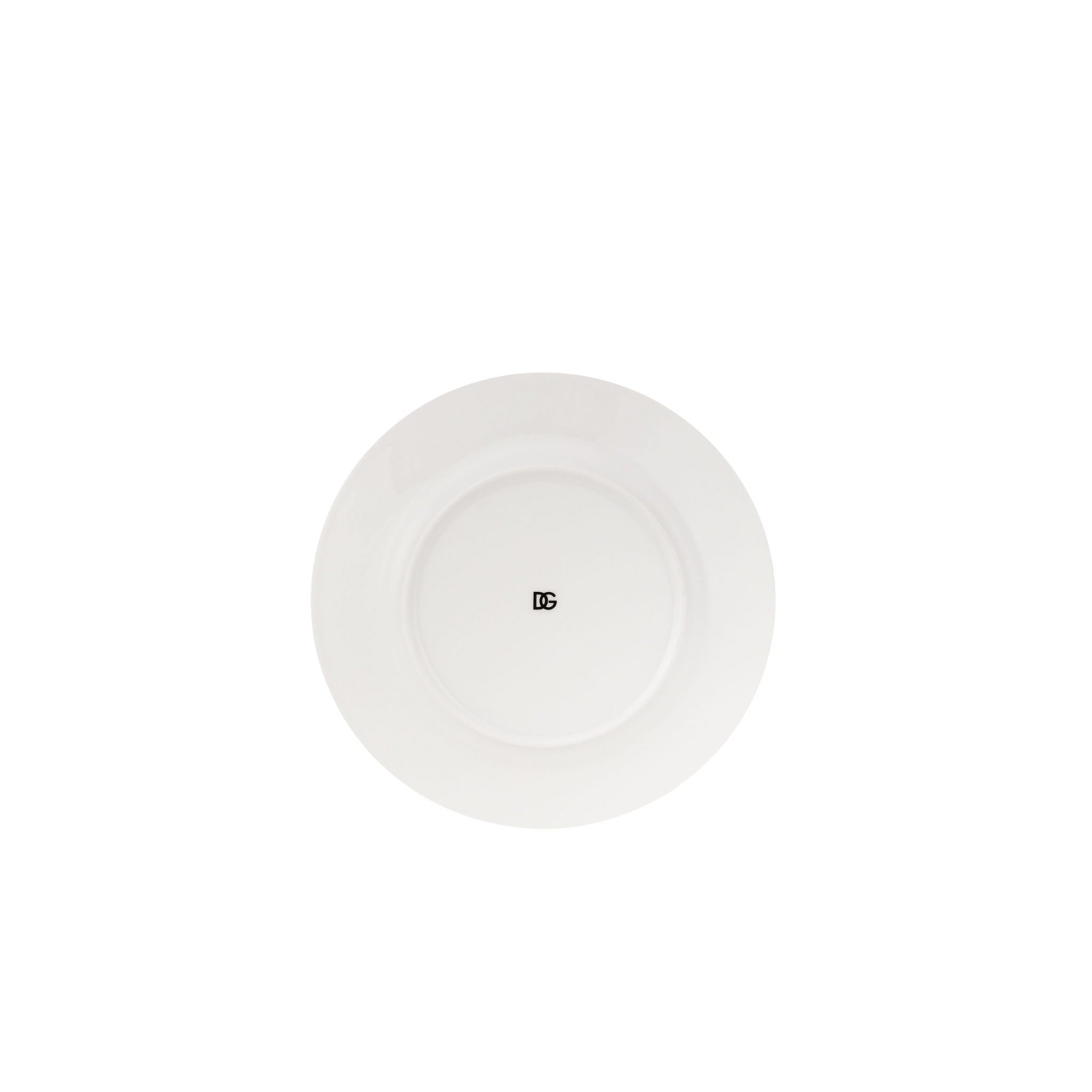 Set de 2 assiettes à dîner en porcelaine D&G Logo de Dolce & Gabbana Casa