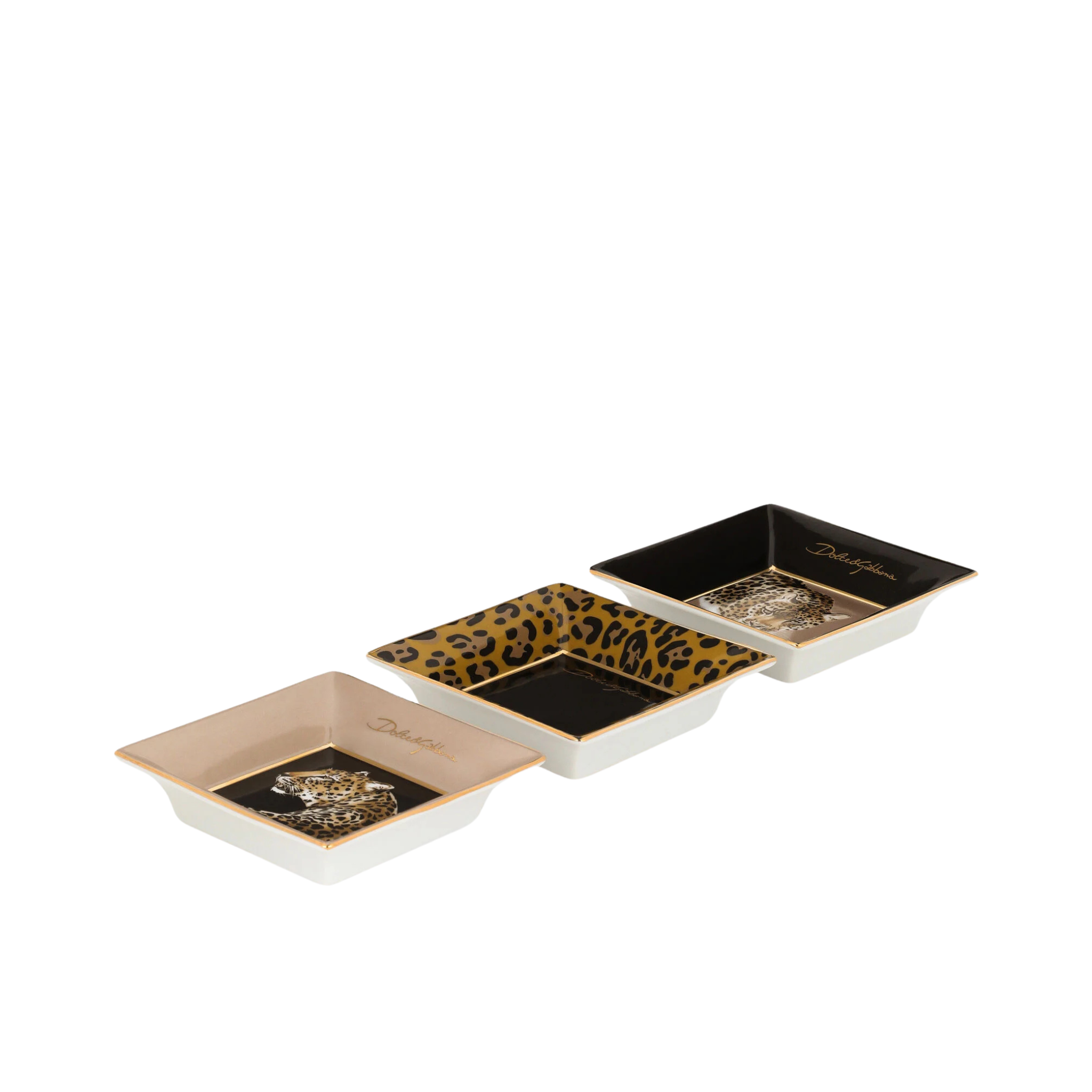 Set de 3 plateaux en porcelaine de Dolce & Gabbana Casa