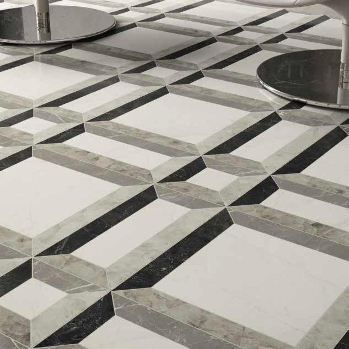 Céramique Tarsia Frame Nero de Versace Ceramics