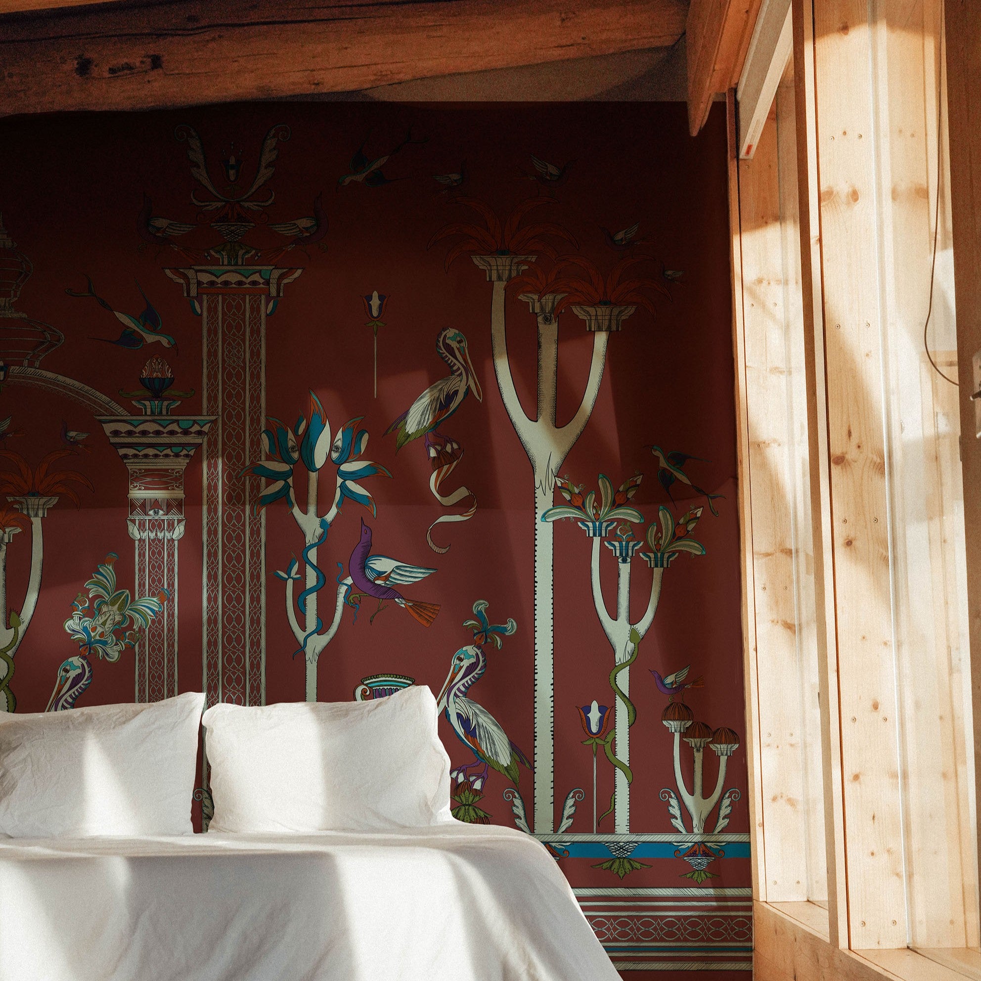 Papier peint Via Salvestrina 12 Mattone Bruciato de MaVoix