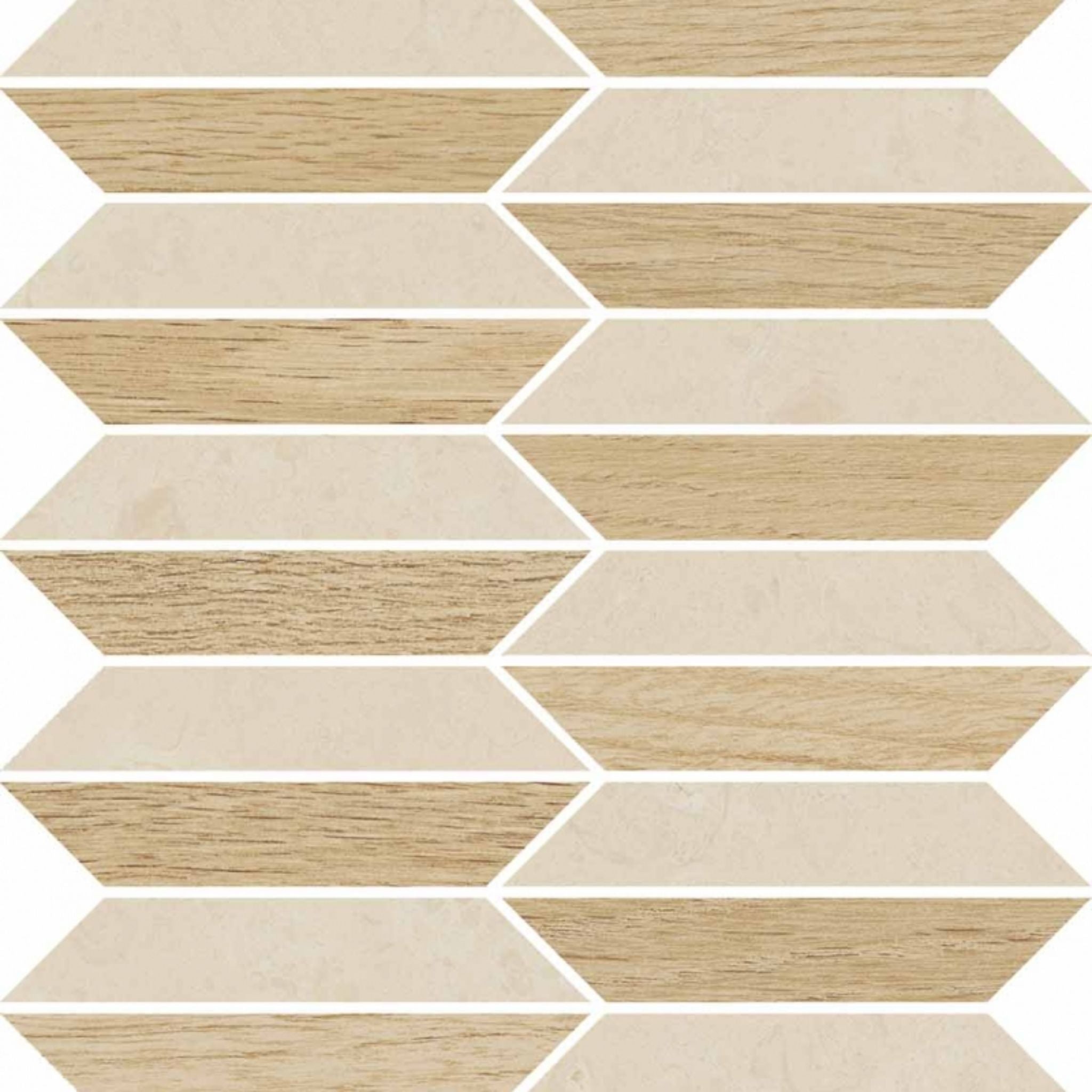 Céramique V Stone Mosaico Lozenge Beige de Versace Ceramics