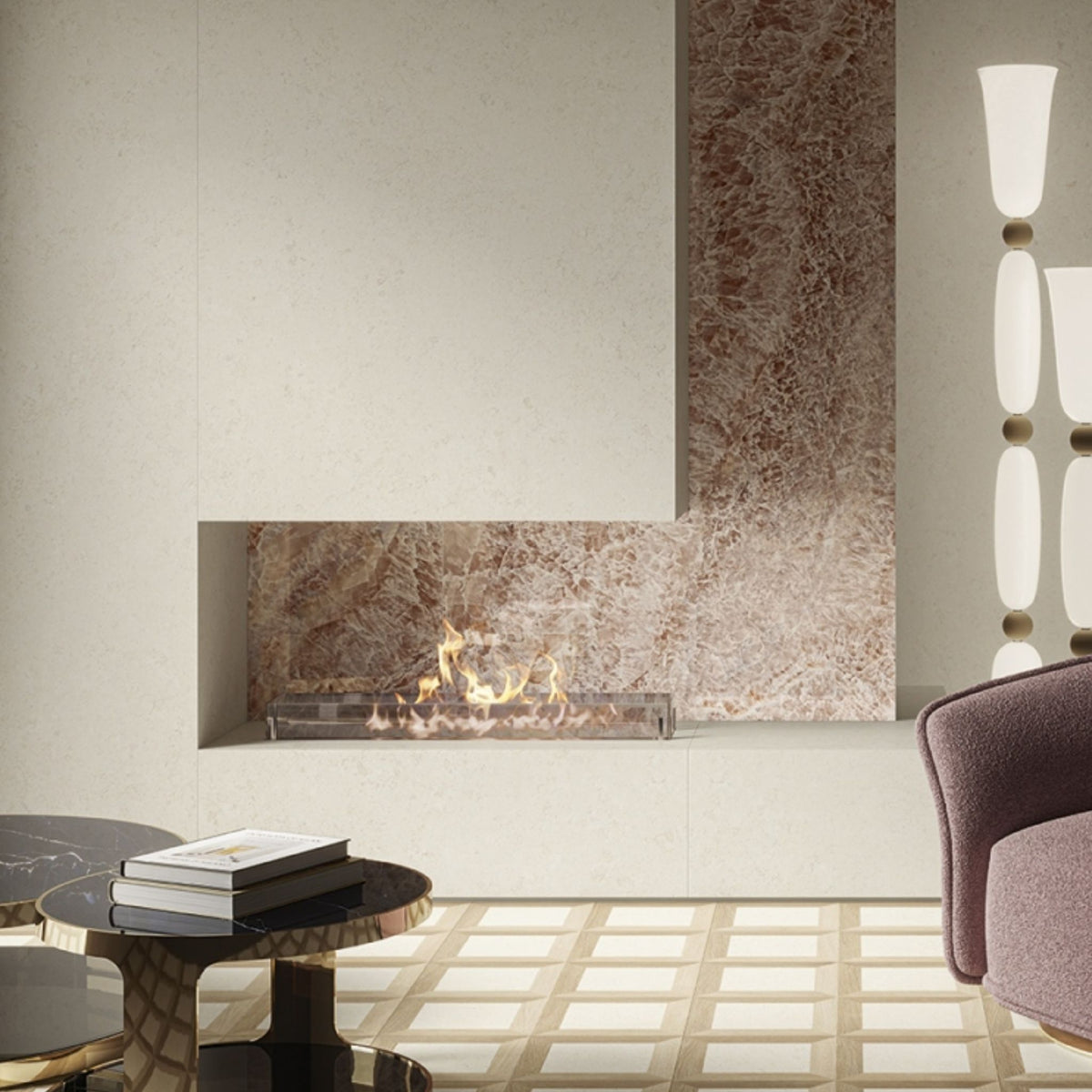 V Stone White Ceramic