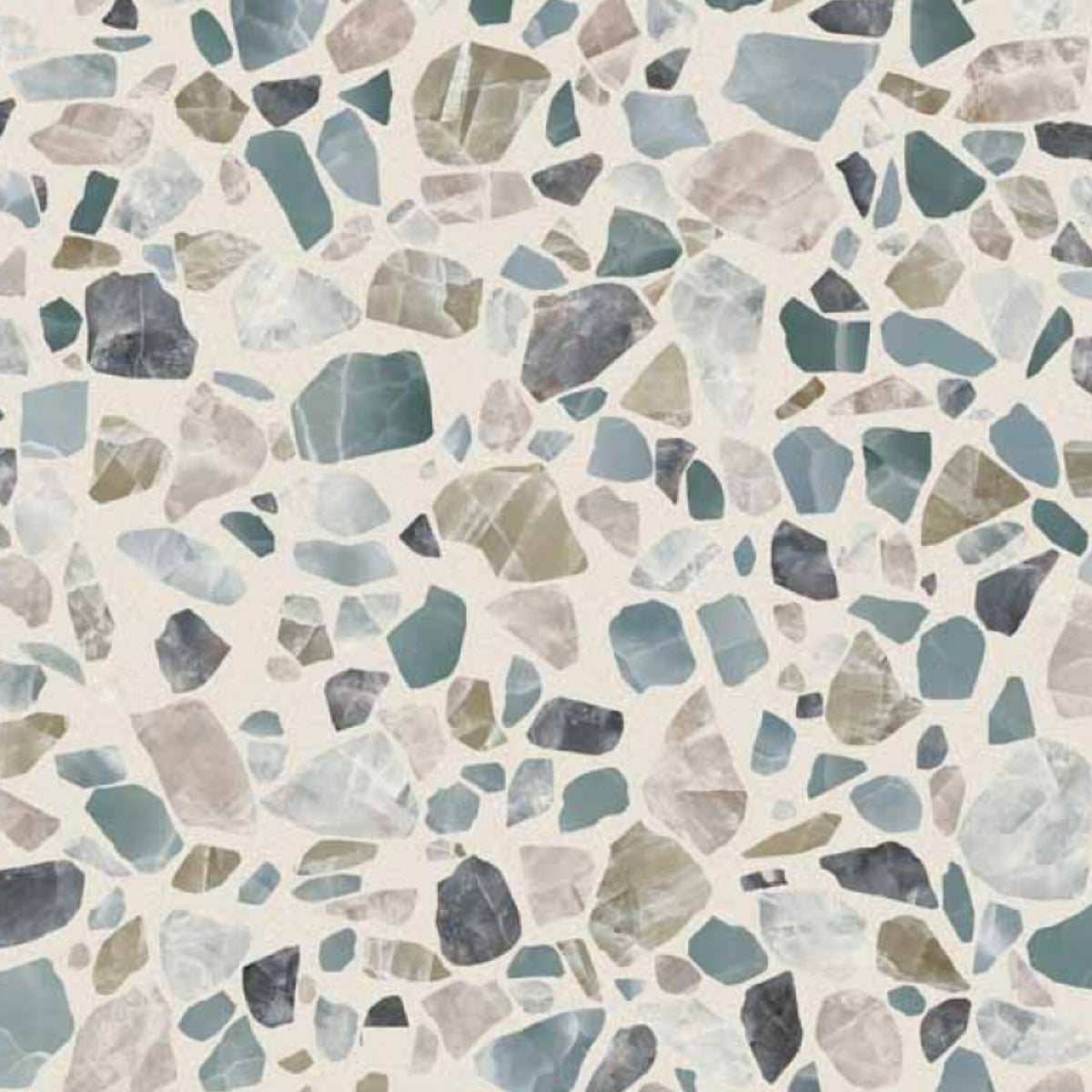 Céramique White Shards Collection Gemstone