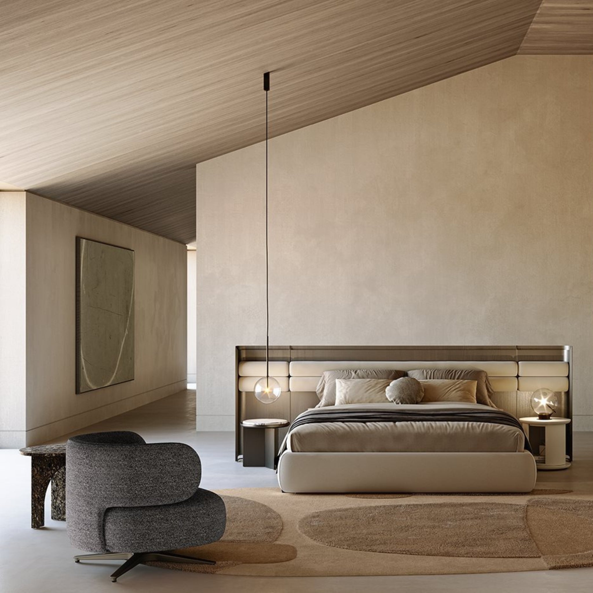 Fauteuil Akiko Lounge de Galloti&Radice