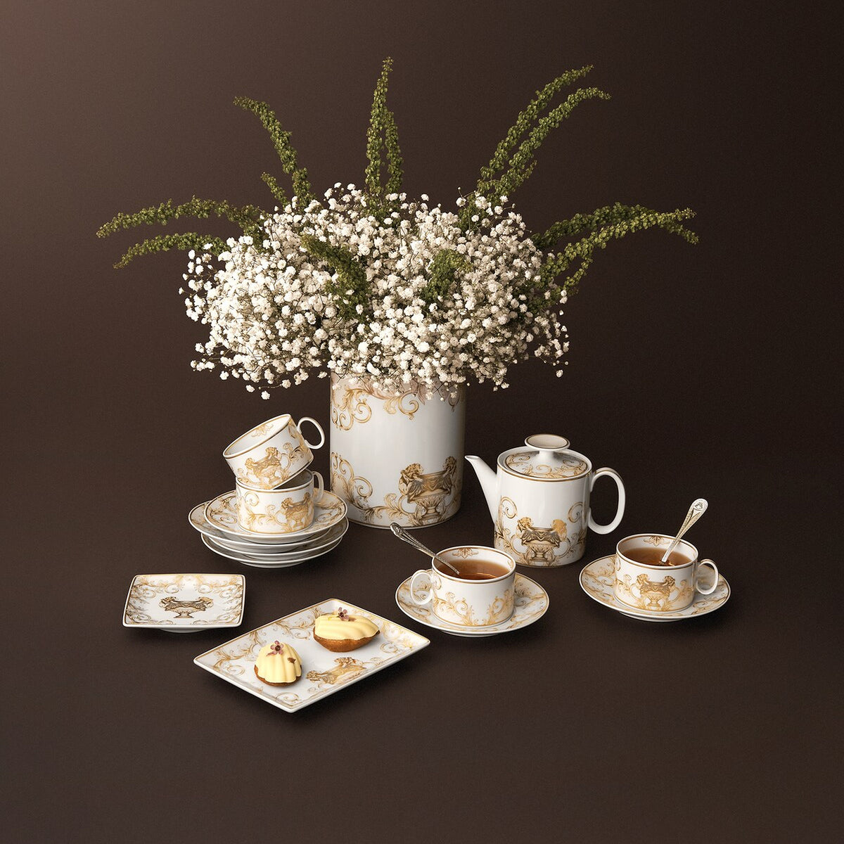 Assiette carrée La Coupe des Dieux
