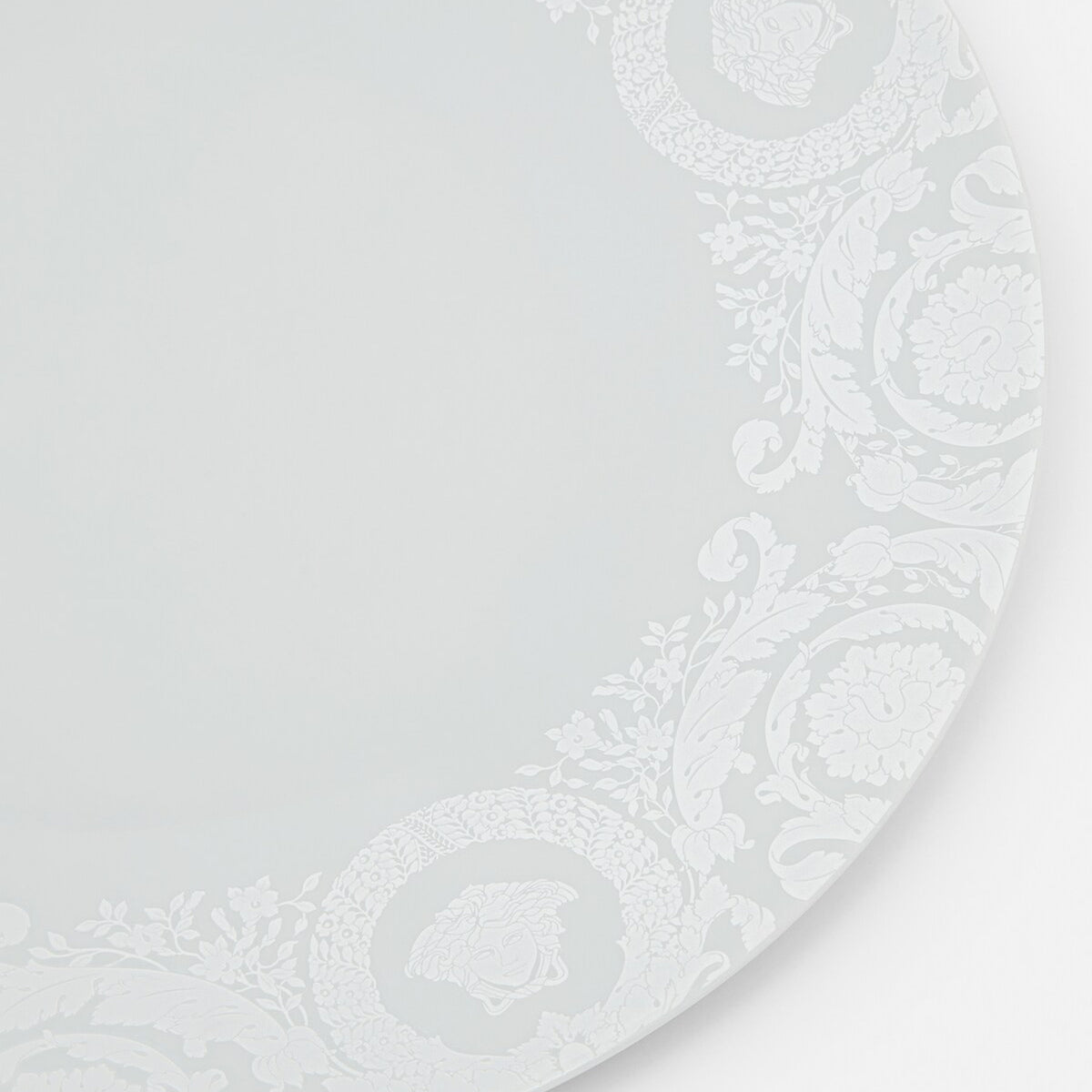 Assiette de présentation Barocco ’92 Bianco