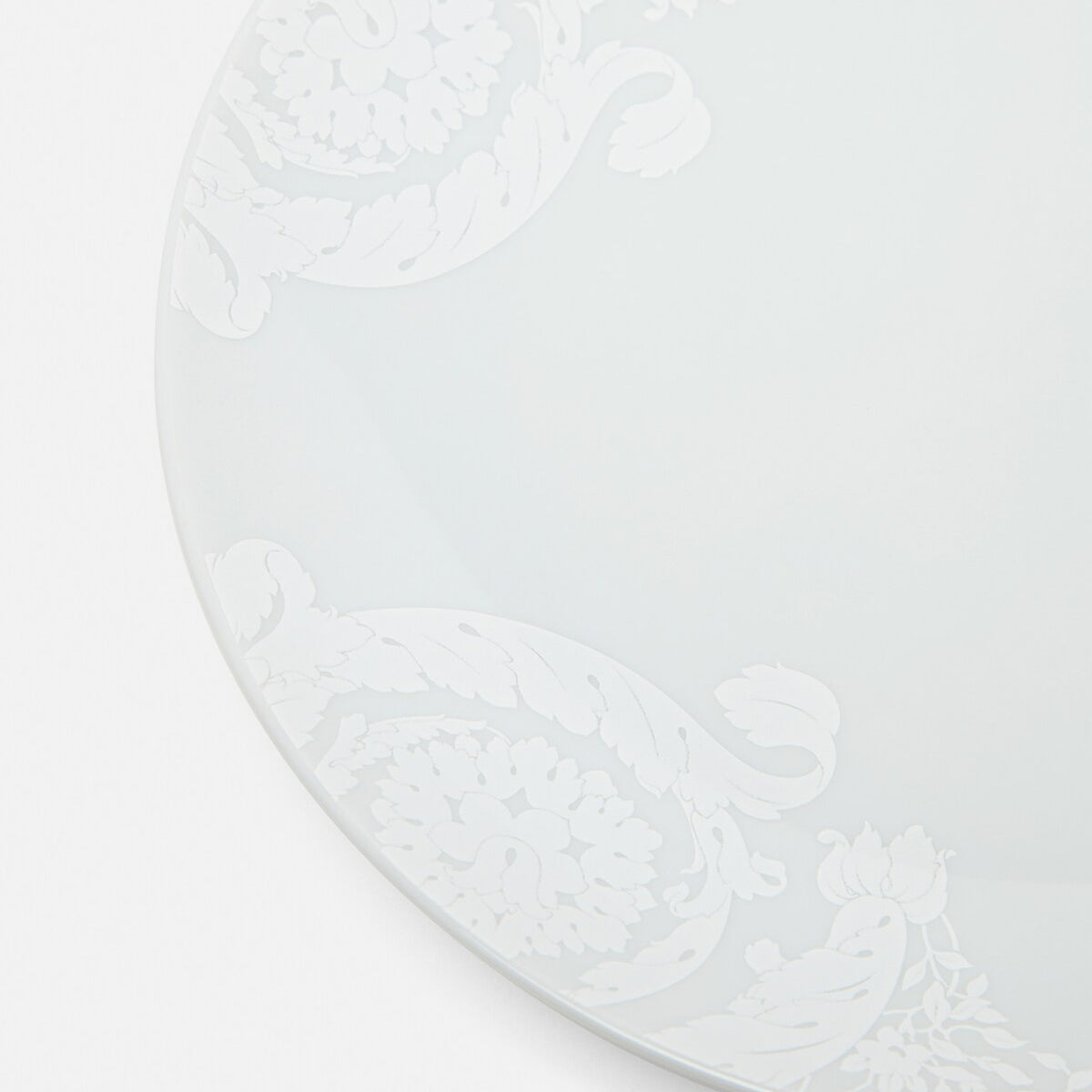 Assiette moyenne Barocco ’92 Bianco