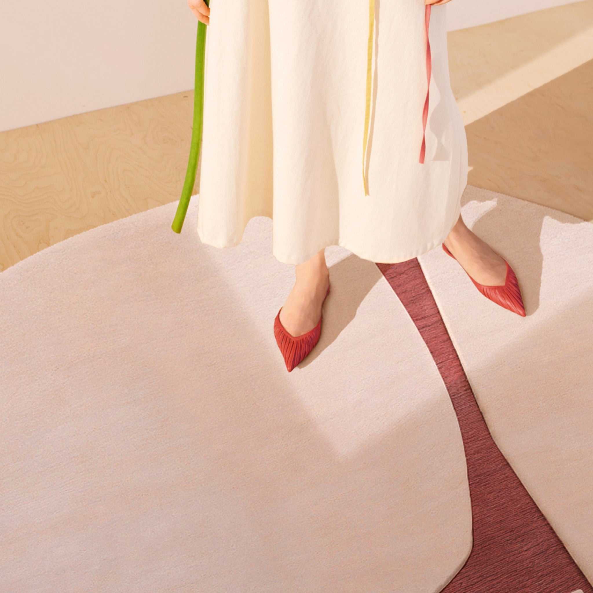 Tapis Atlas AT03 Rust par Mohebban