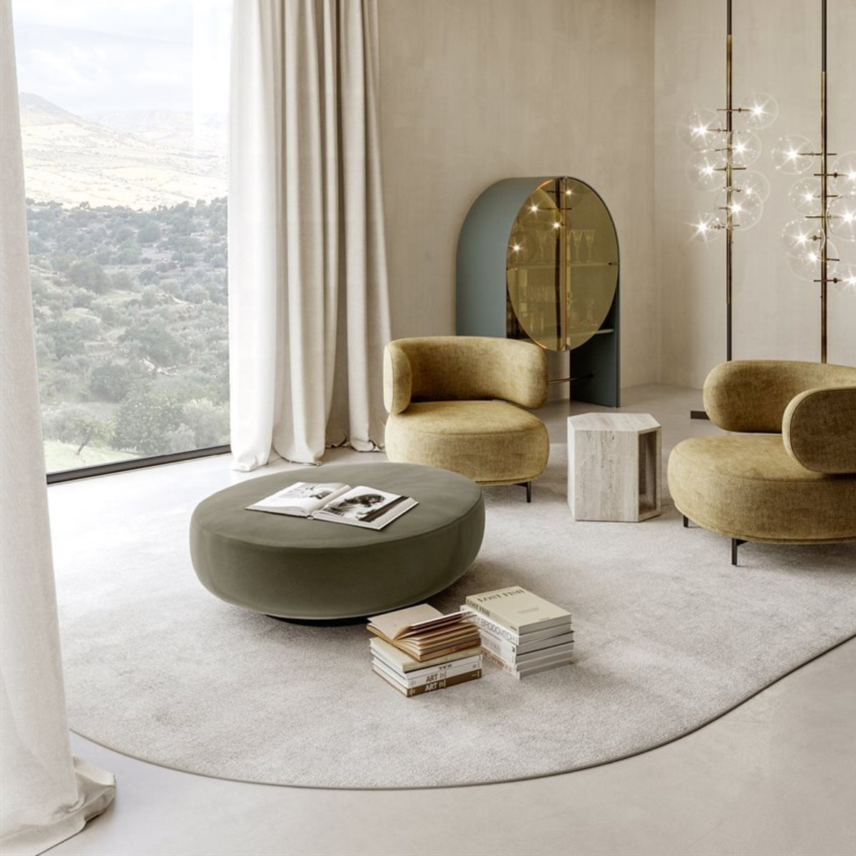 Pouf Audrey par Gallotti&Radice