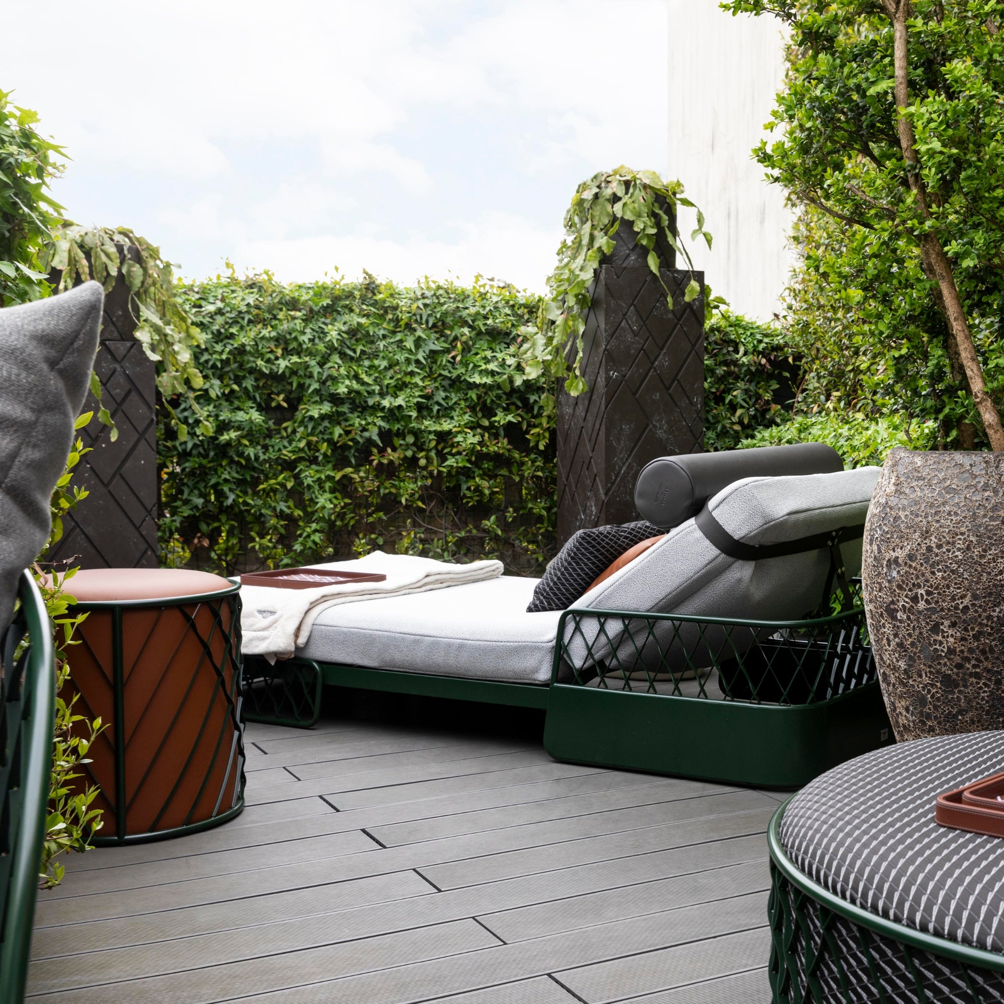 Bain de Soleil Solstice d'Extérieur de Bentley Home