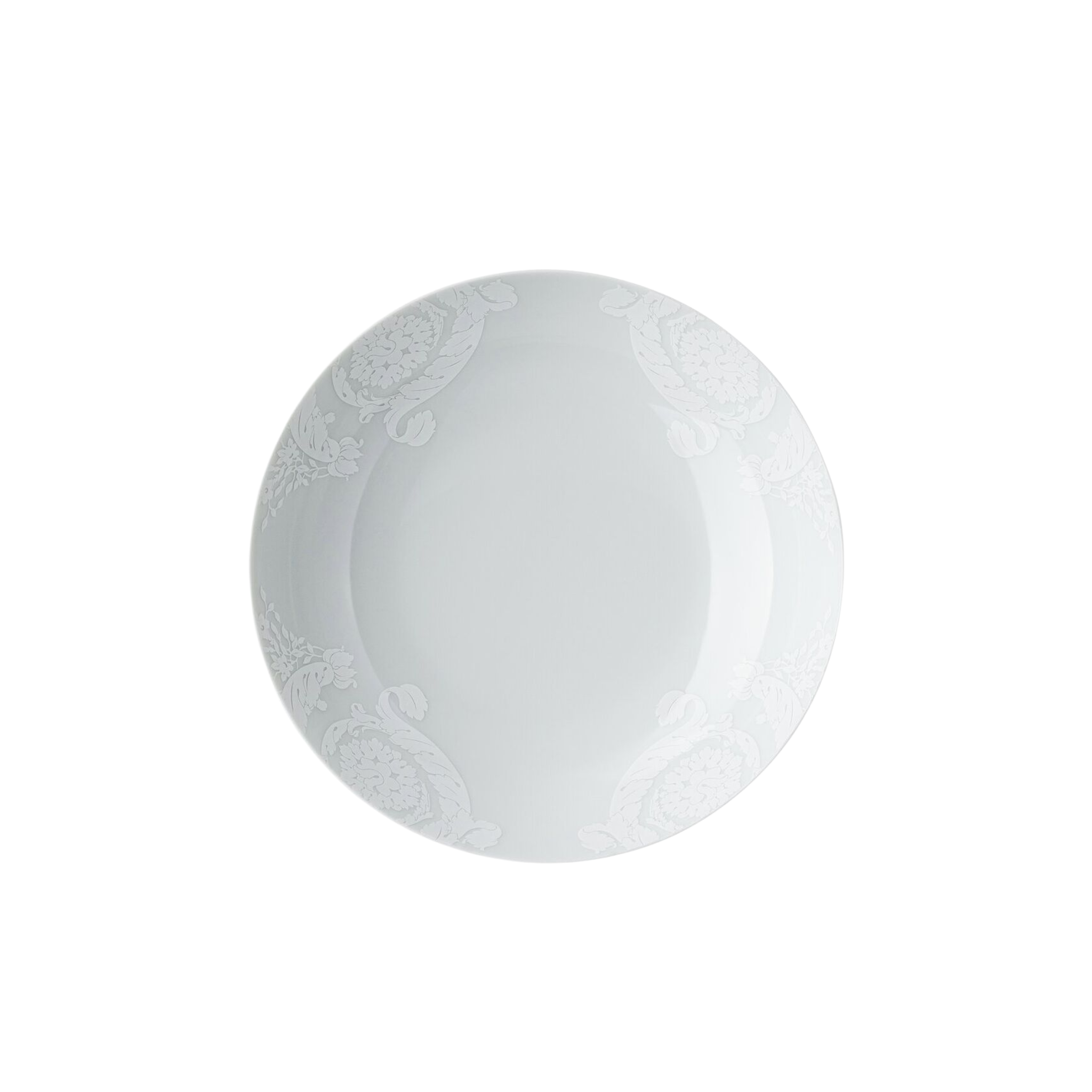Assiette creuse Barocco ’92 Bianco Porcelaine | Maison Territo