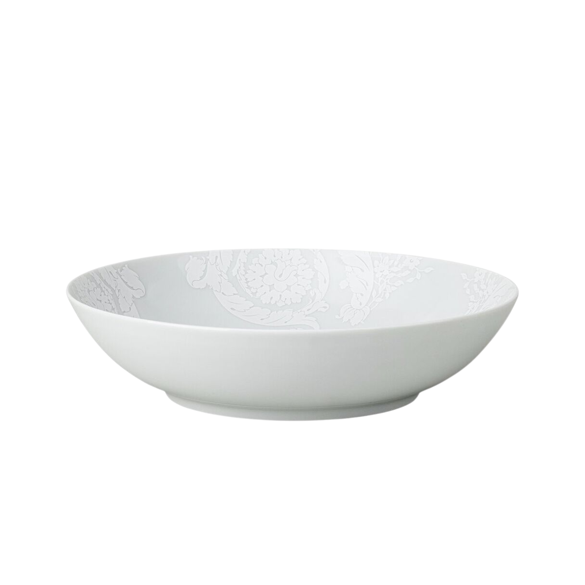 Assiette creuse Barocco ’92 Bianco Porcelaine | Maison Territo