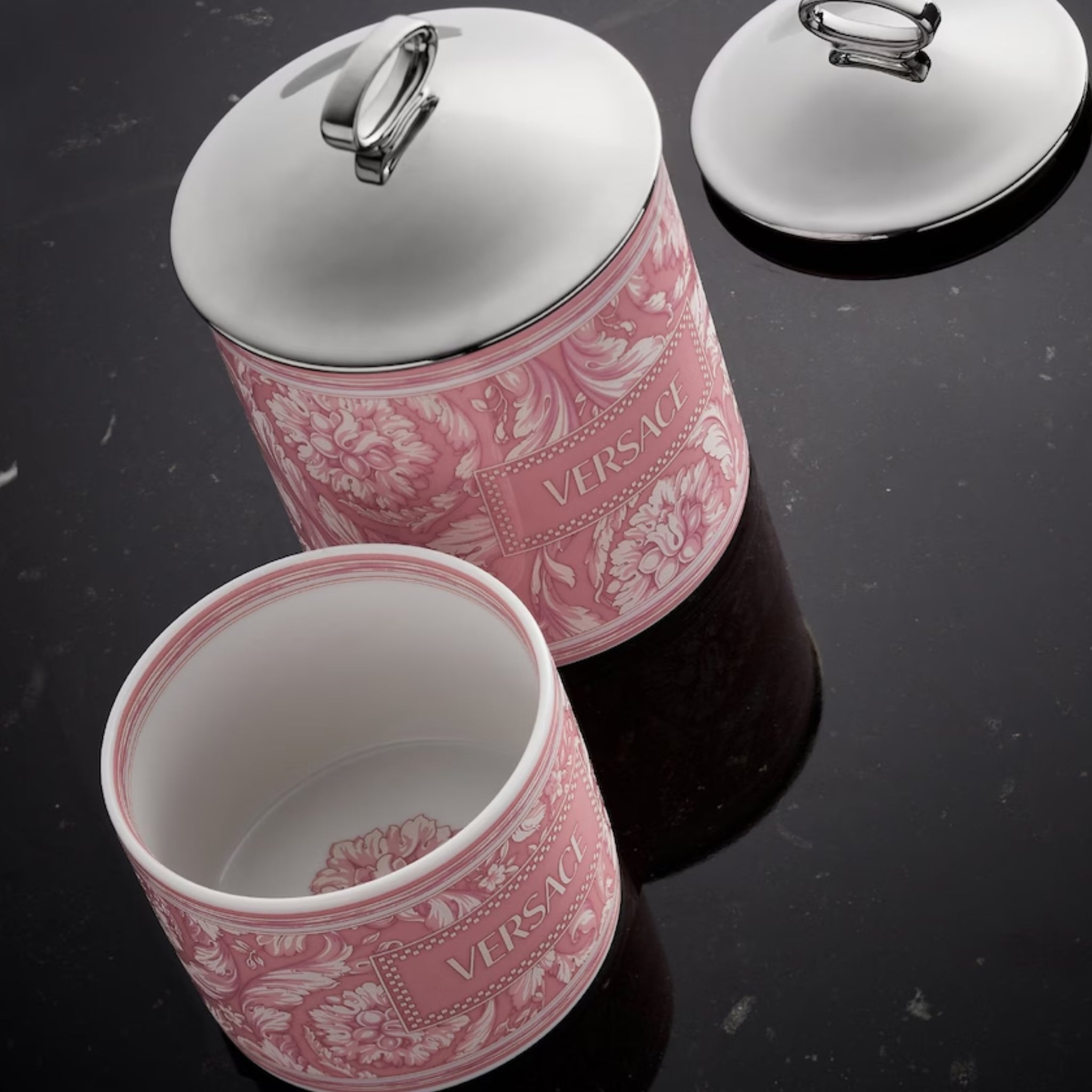 Boîte moyenne Barocco Rose de Versace Home