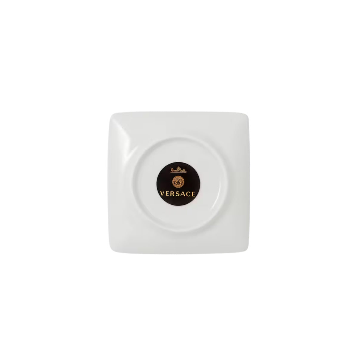 Assiette carrée Barocco Rose de Versace Home