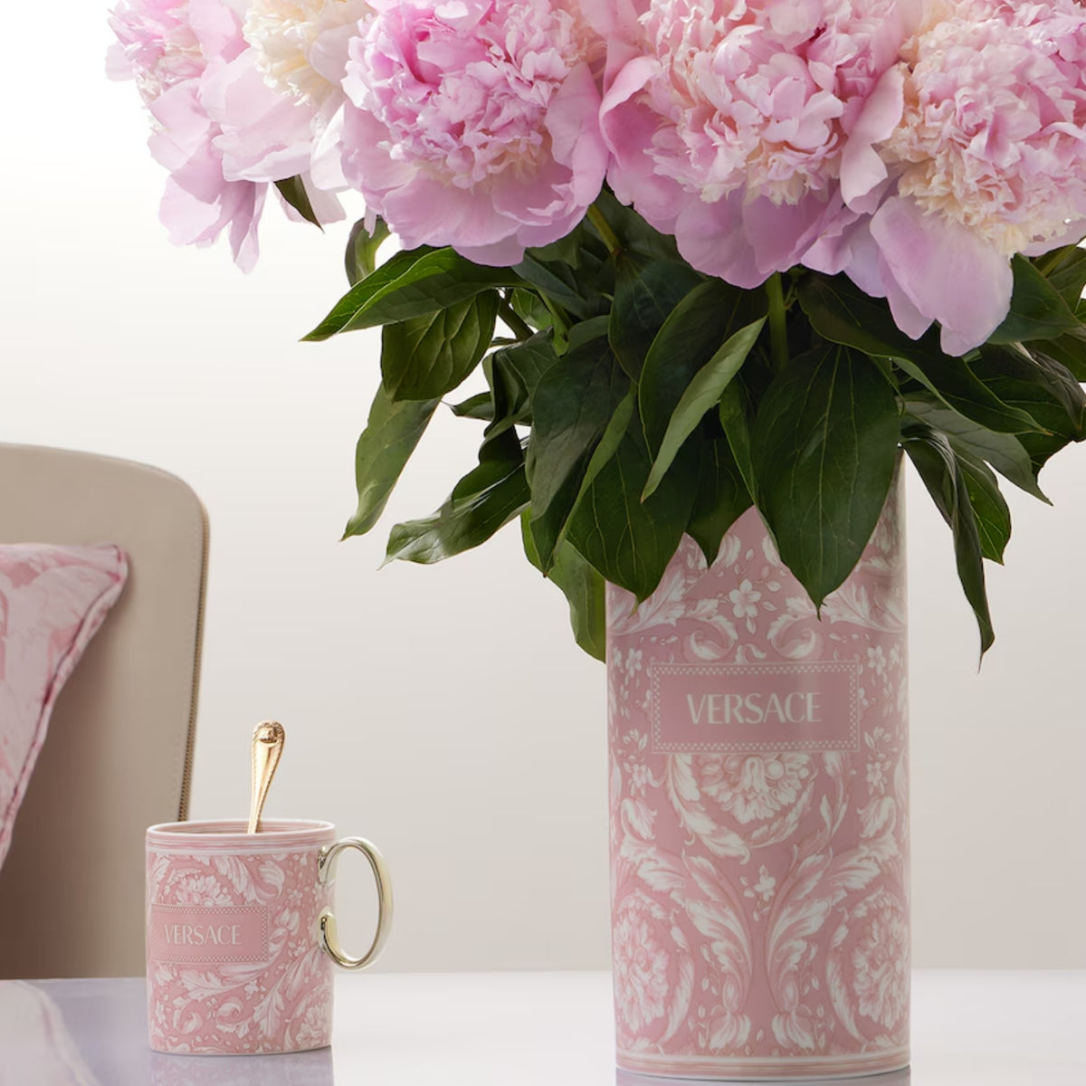 Vase Barocco Rose de Versace Home