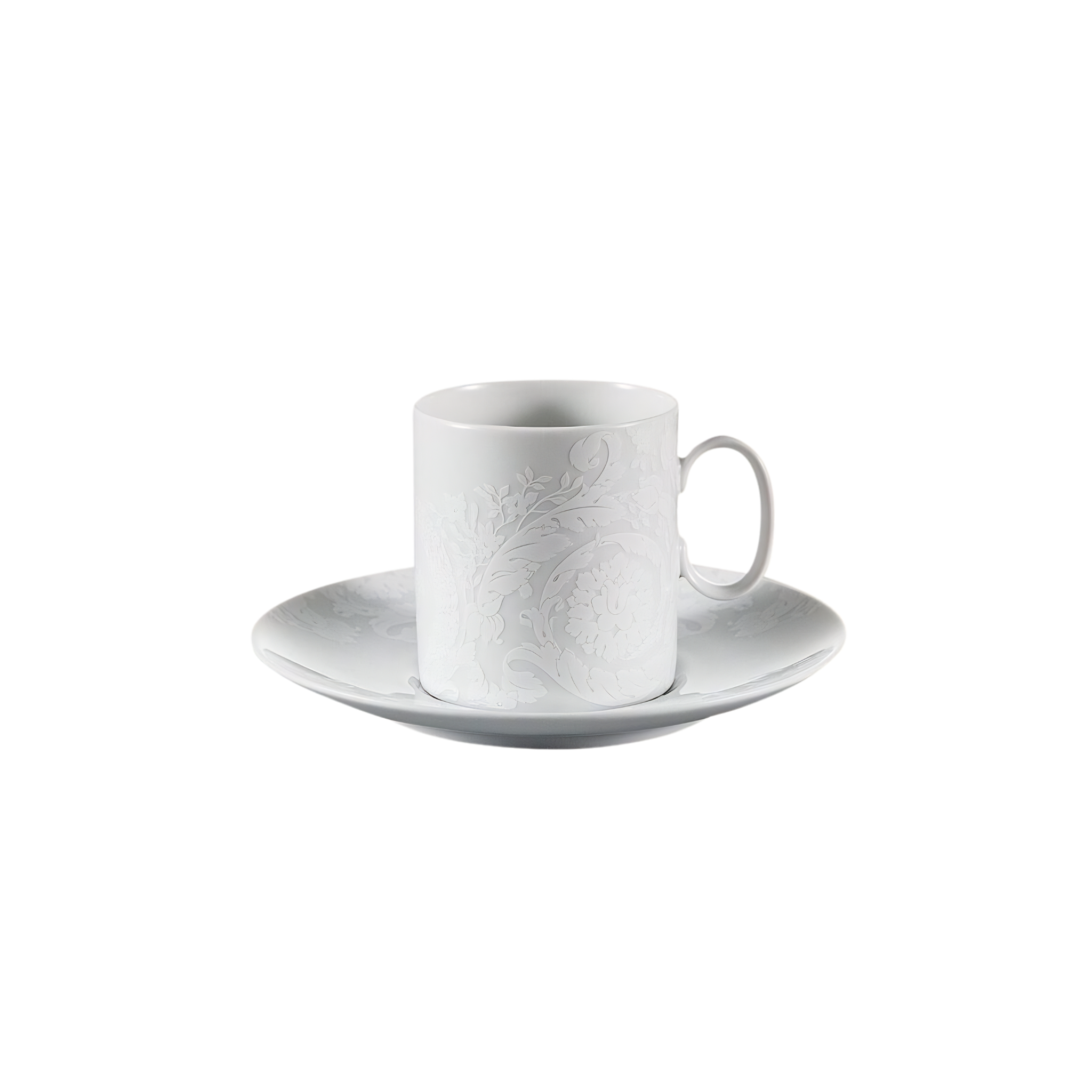 Tasse à café Barocco ’92 Bianco de Versace Home | Maison Territo