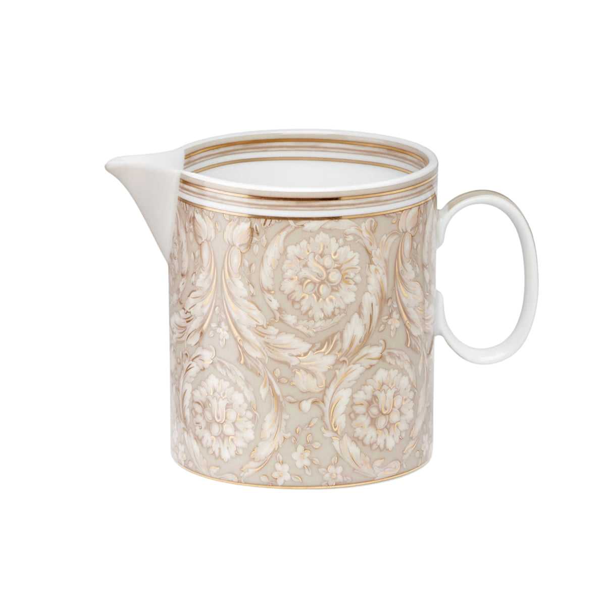 Pot à lait Barocco beige de Versace Home