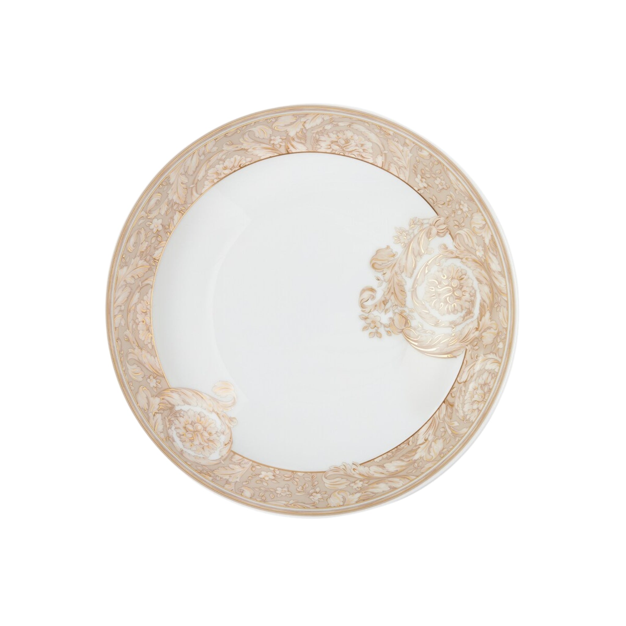 Assiette creuse Barocco beige de Versace Home