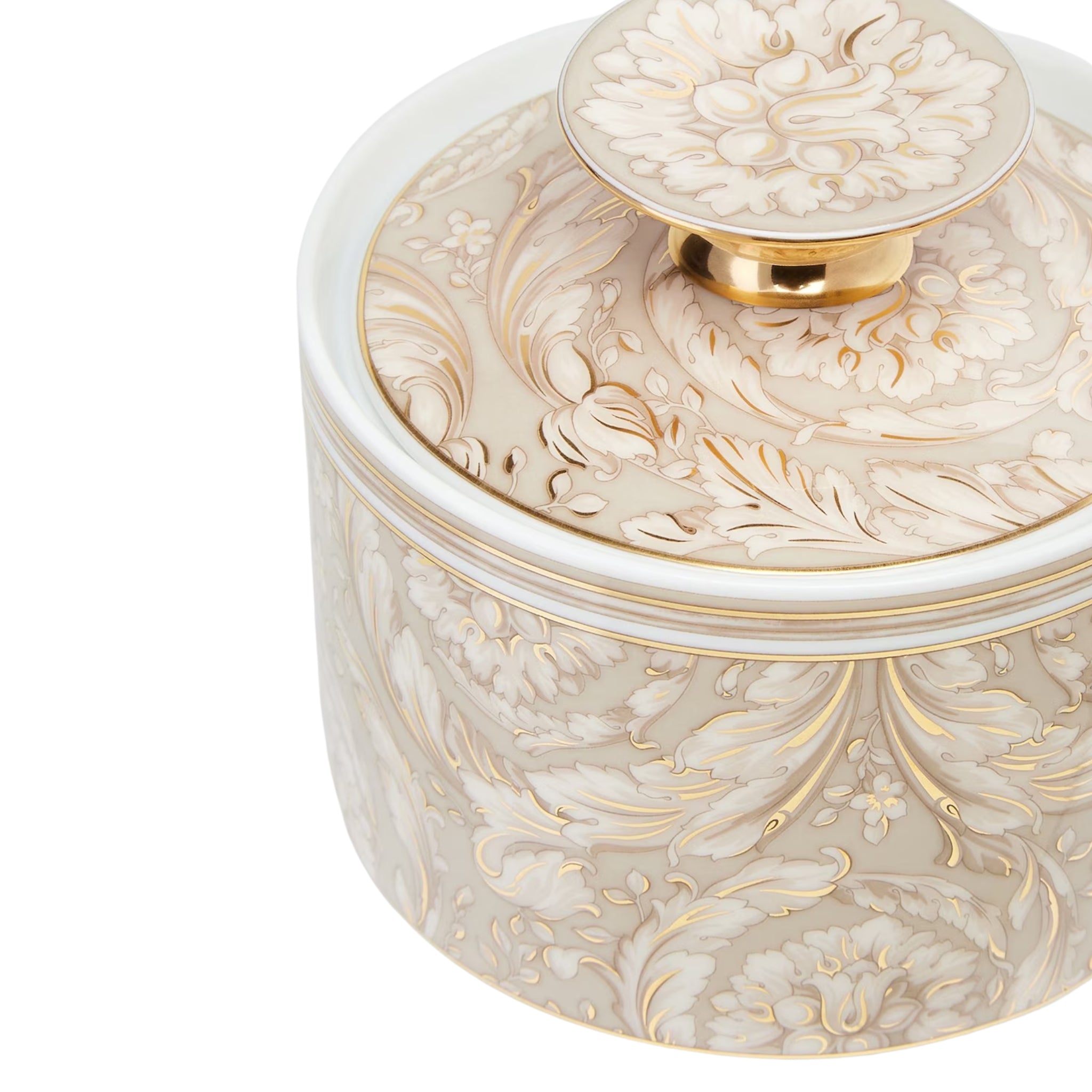Sucrier Barocco beige de Versace Home
