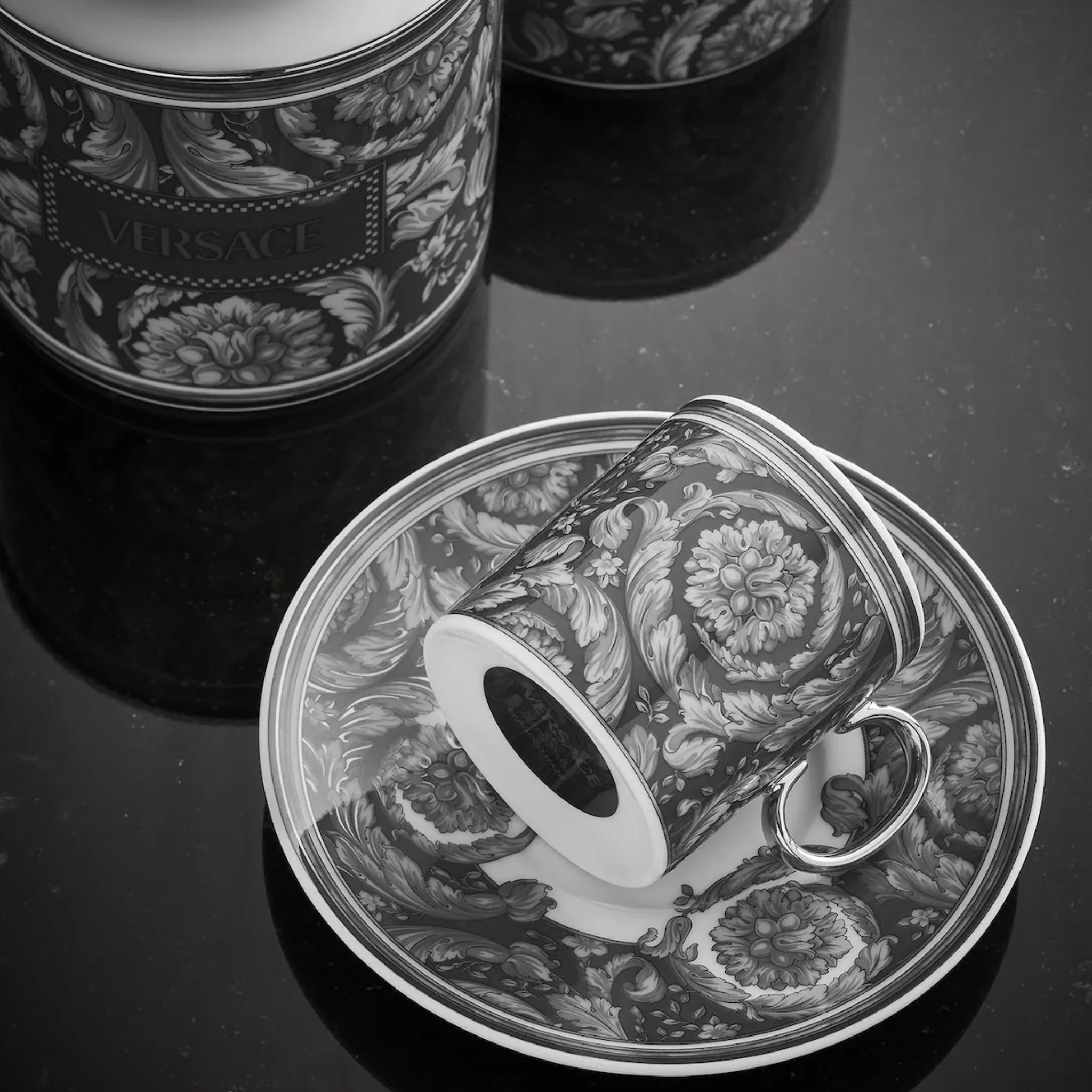 Set de tasse à espresso Barocco haze de Versace Home