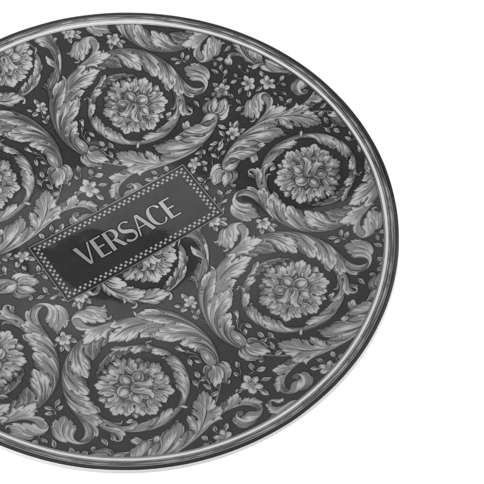 Assiette de service Barocco haze de Versace Home