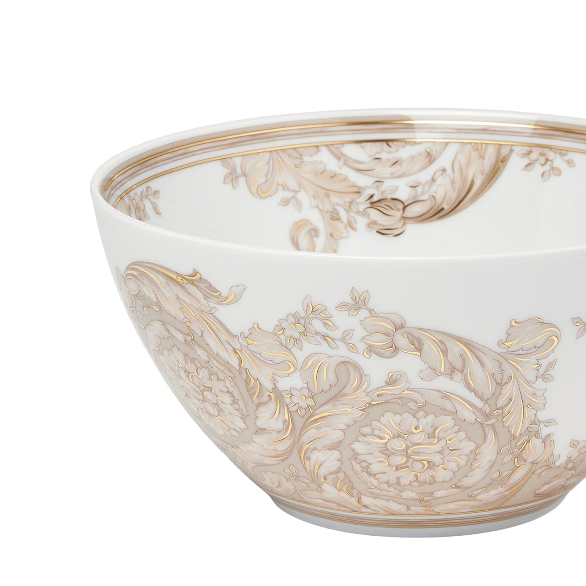 Bol moyen Barrocco beige de Versace Home