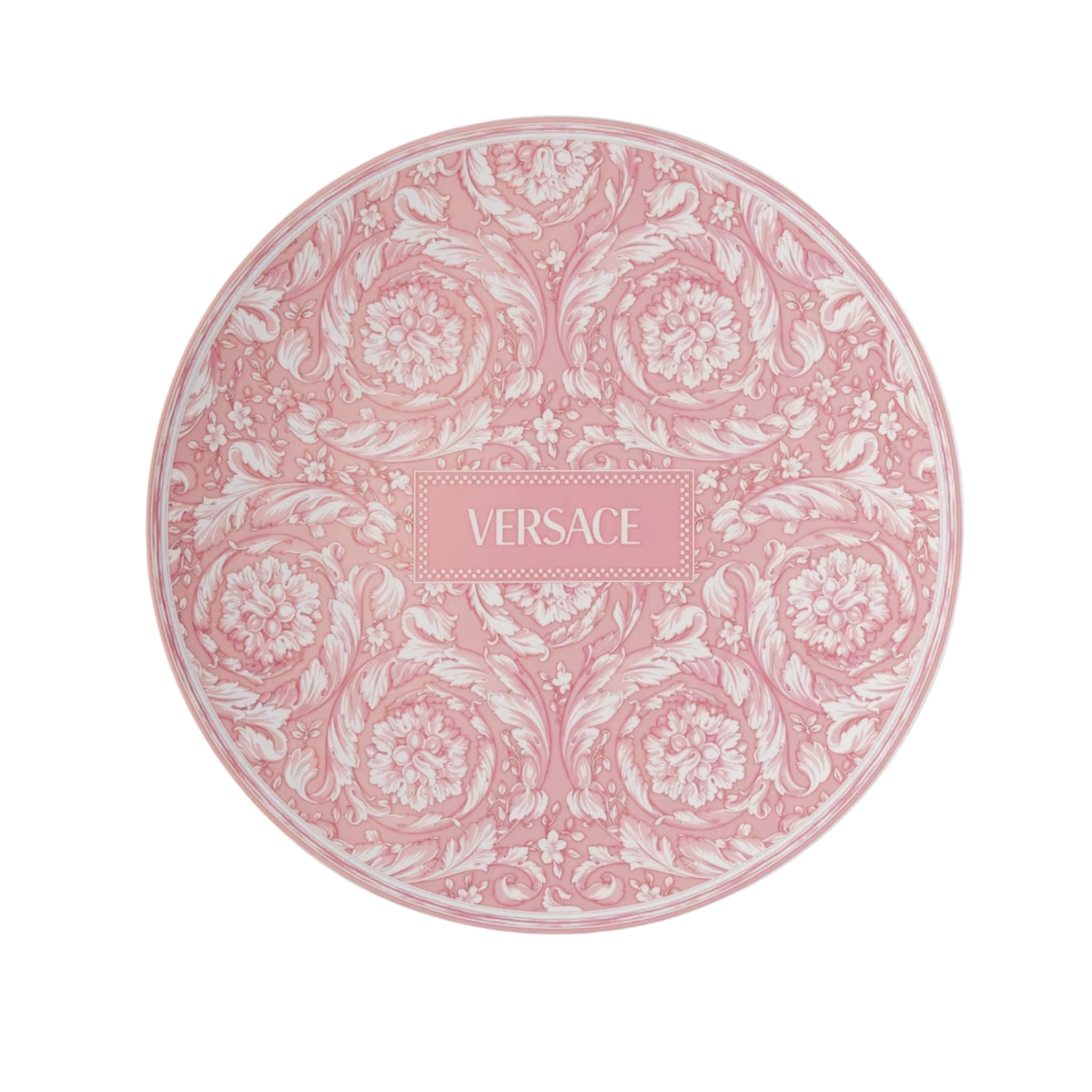 Assiette de service Barocco Rose de Versace Home