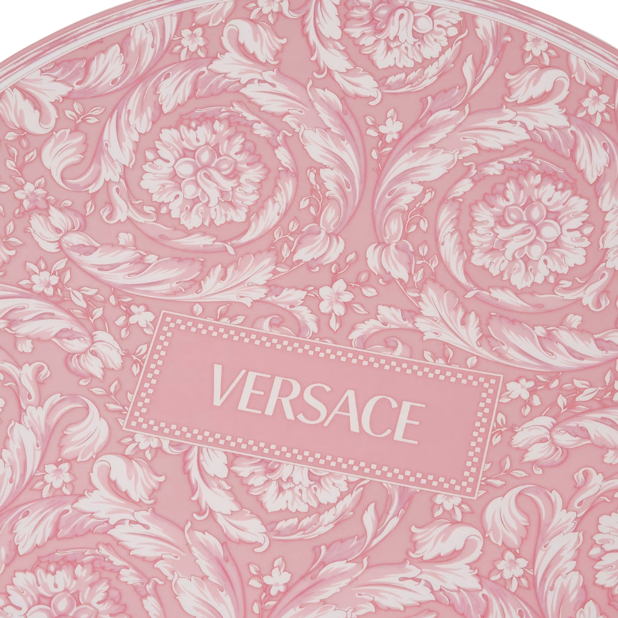 Assiette de service Barocco Rose de Versace Home