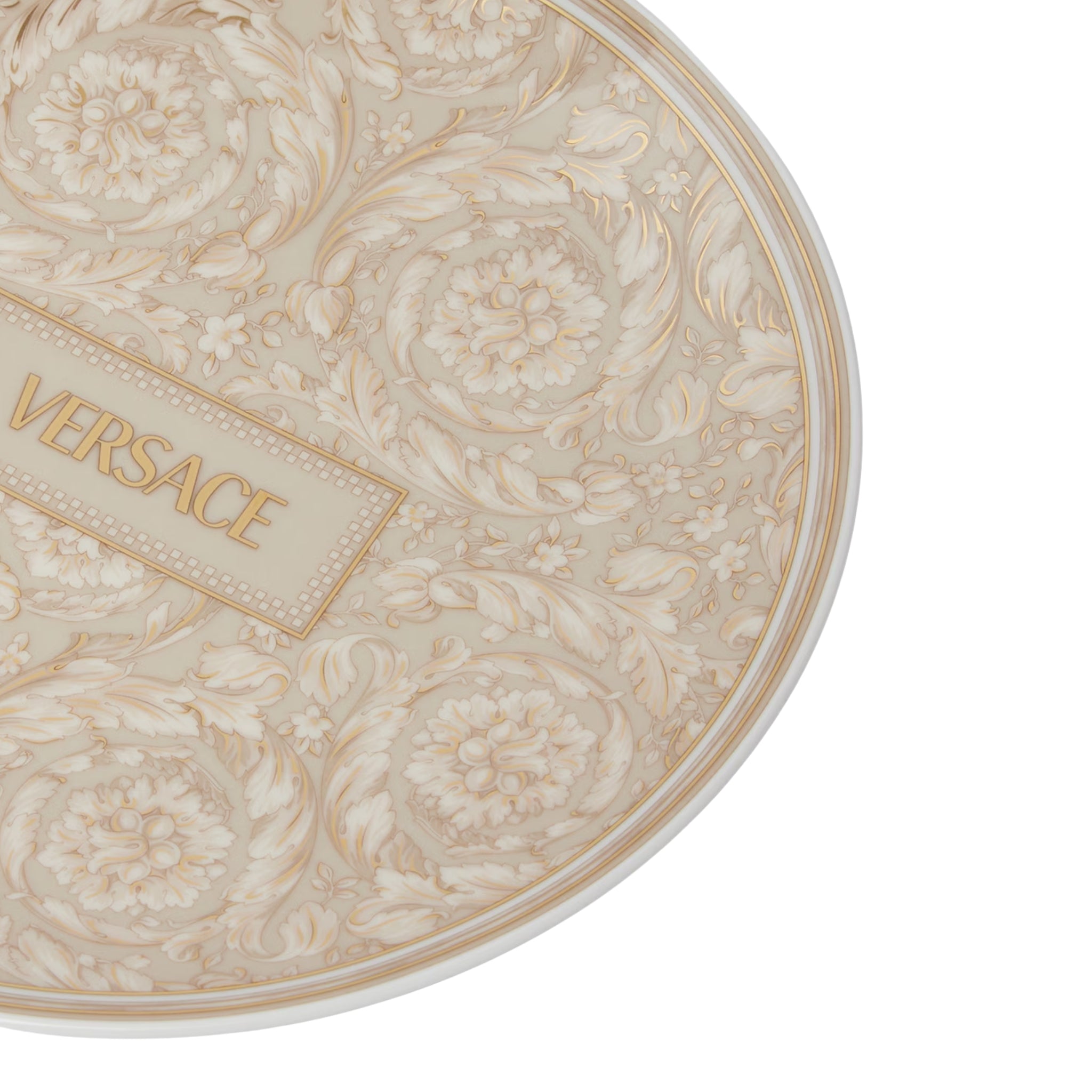 Petite assiette Barocco beige de Versace Home