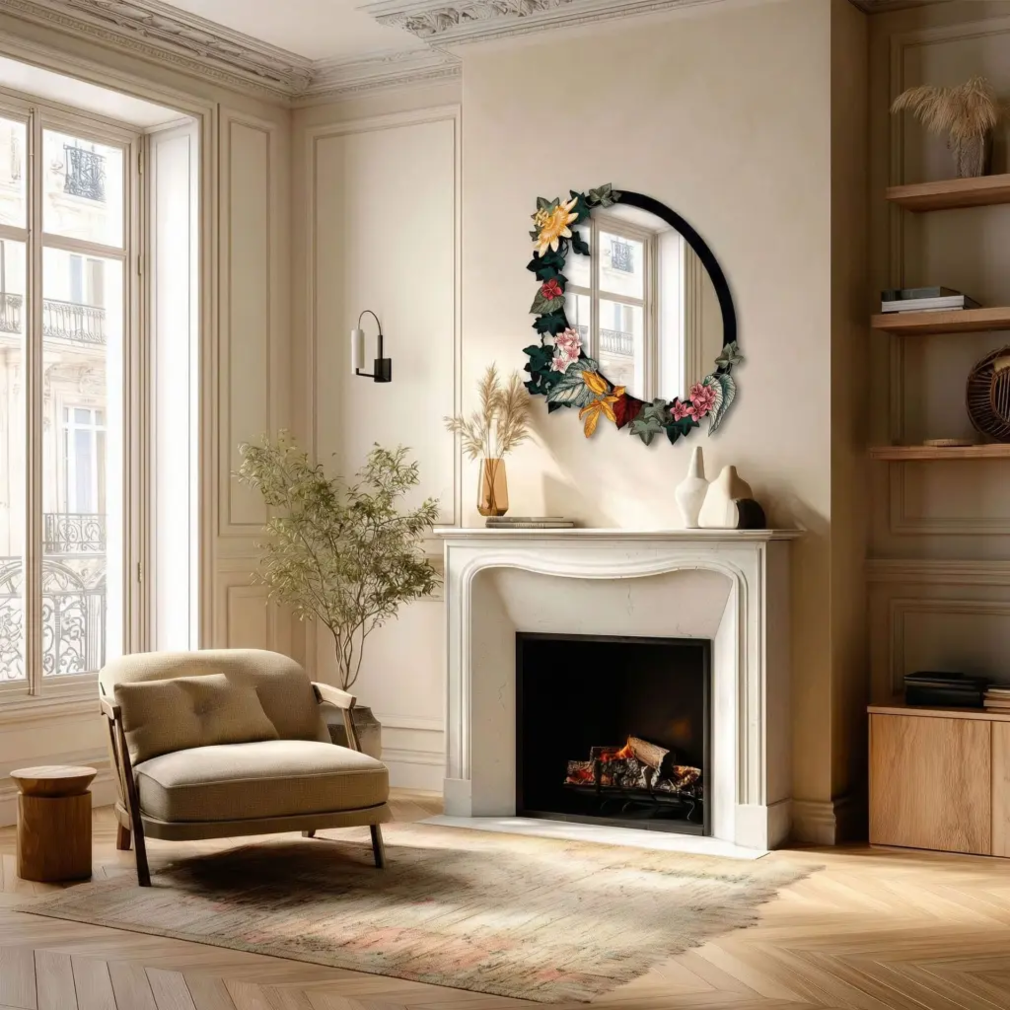 Grand miroir Boucan de Ibride | Maison Territo