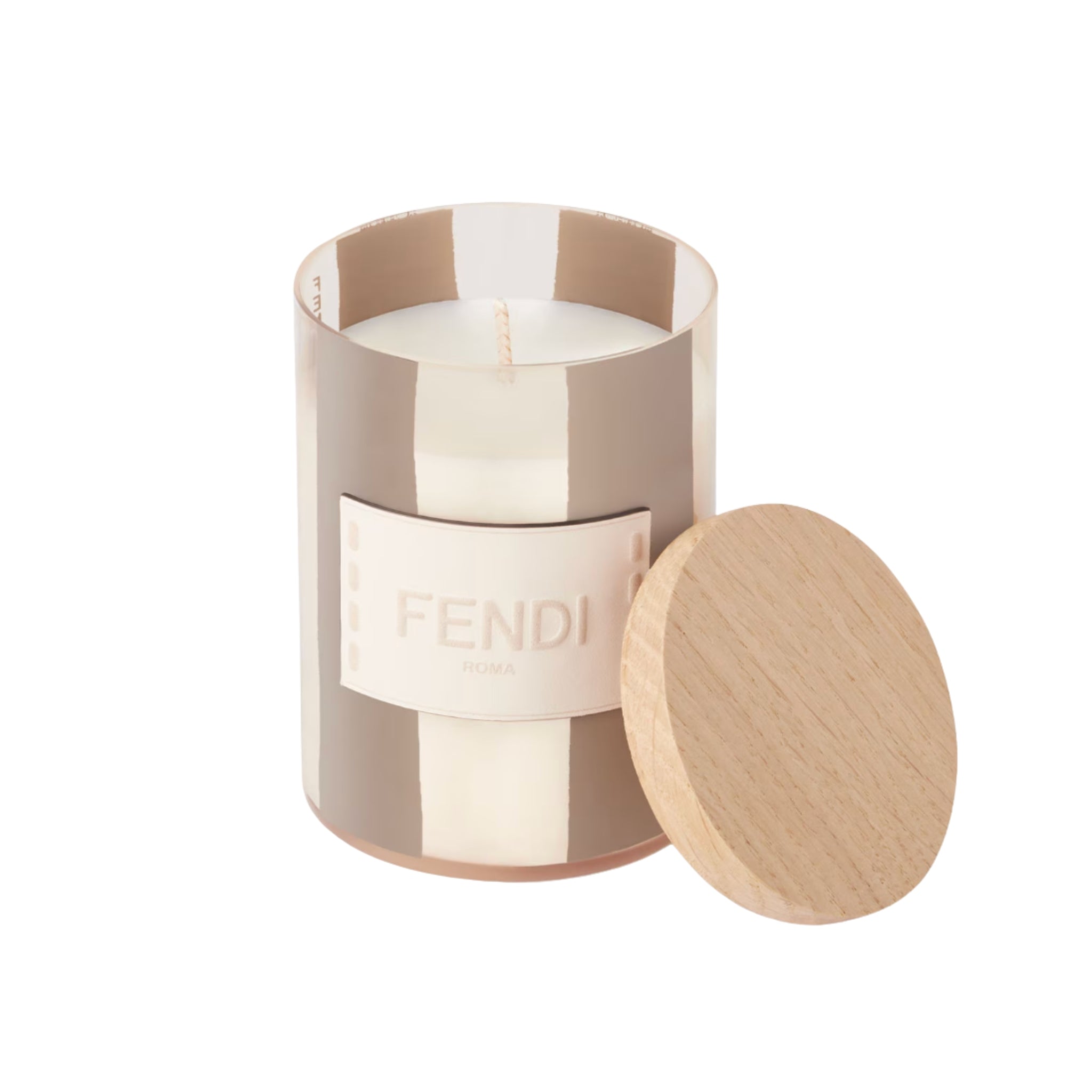 Bougie Pequin gris colombe de Fendi Casa