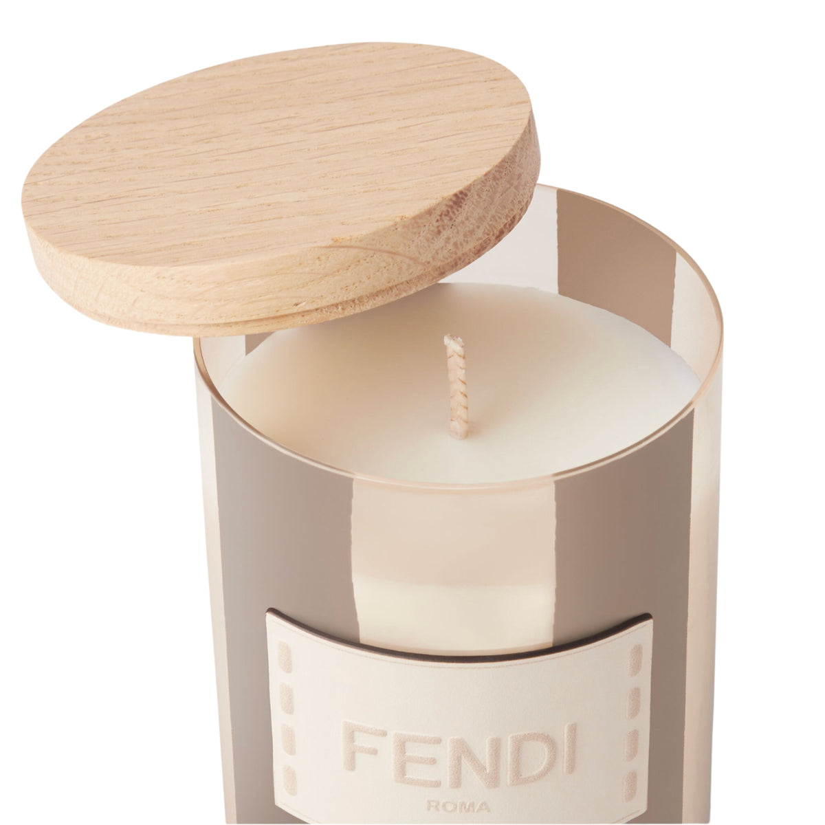 Bougie Pequin gris colombe de Fendi Casa