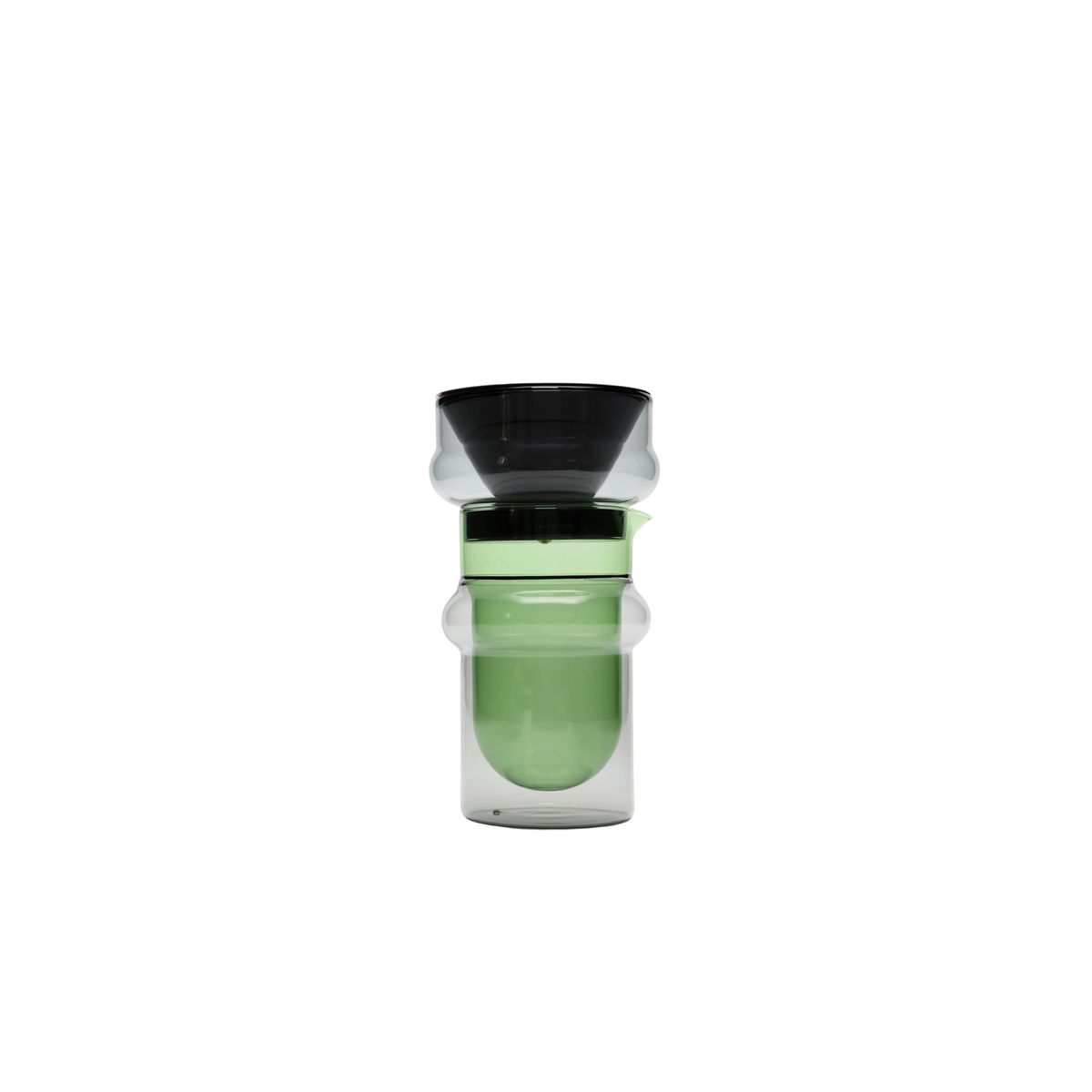 Carafe à café Bump en verre borosilicate soufflé | Maison Territo