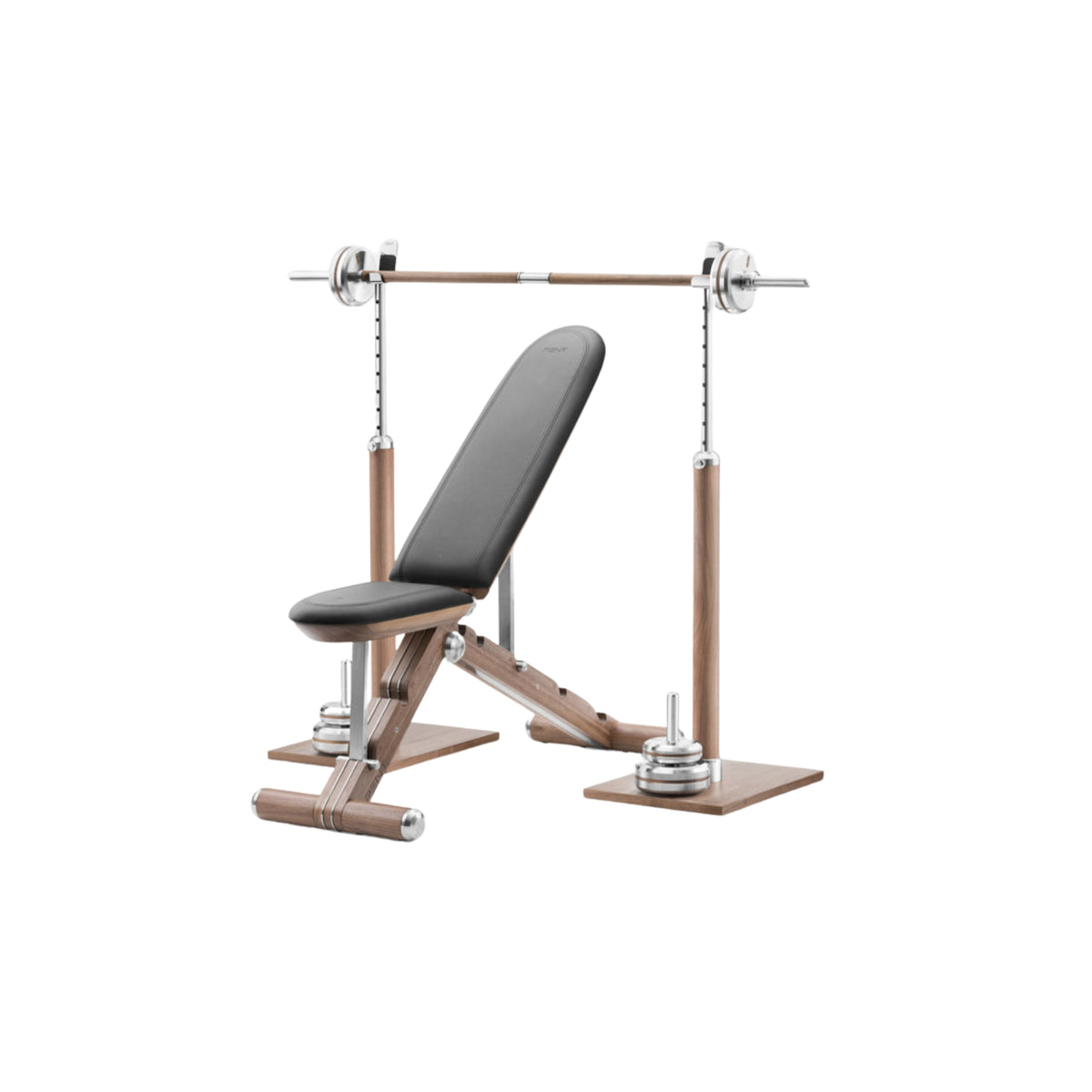 Bystra set™ Ensemble rack de développé couché avec poids de Pent