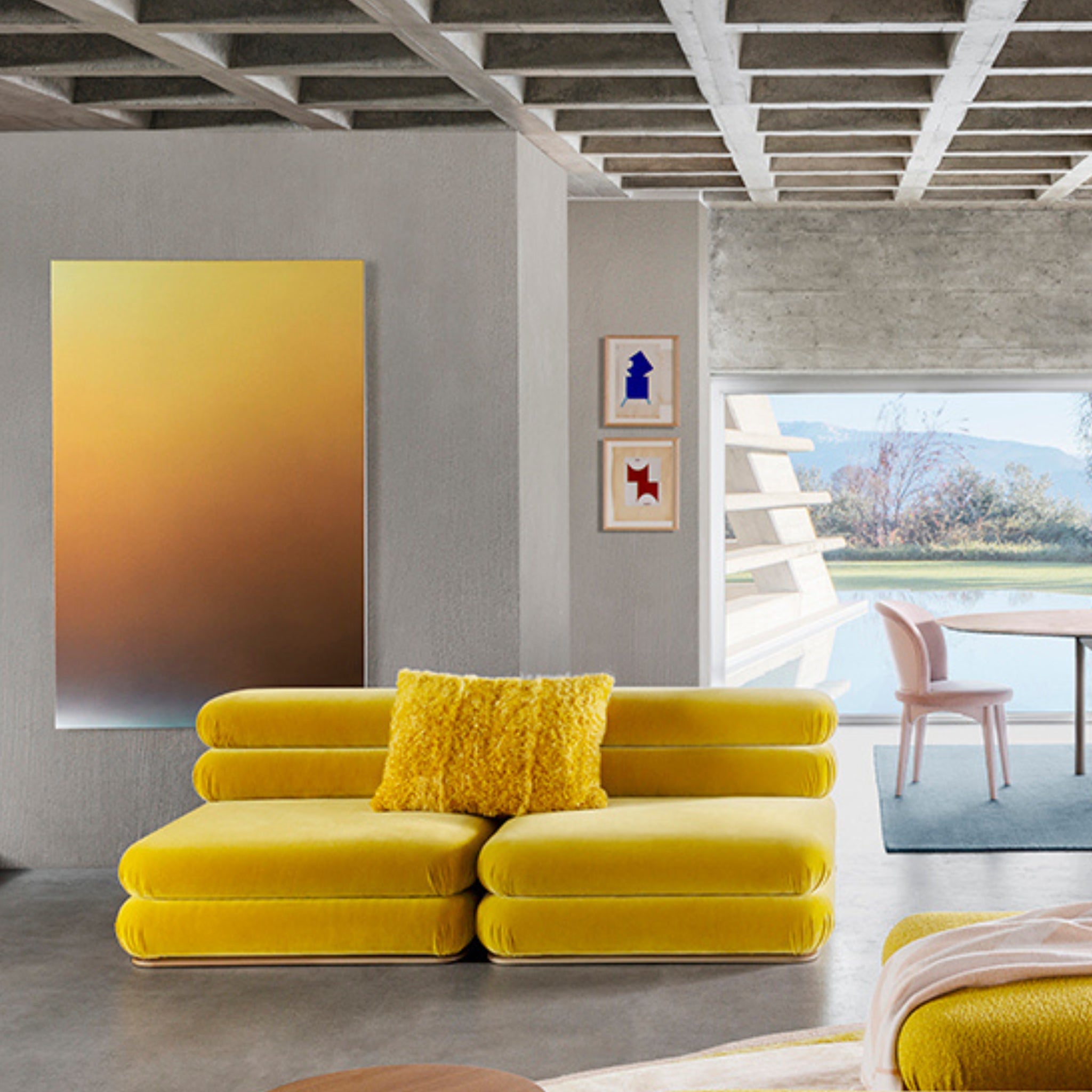 Canapé modulaire Blow Up de Fendi Casa